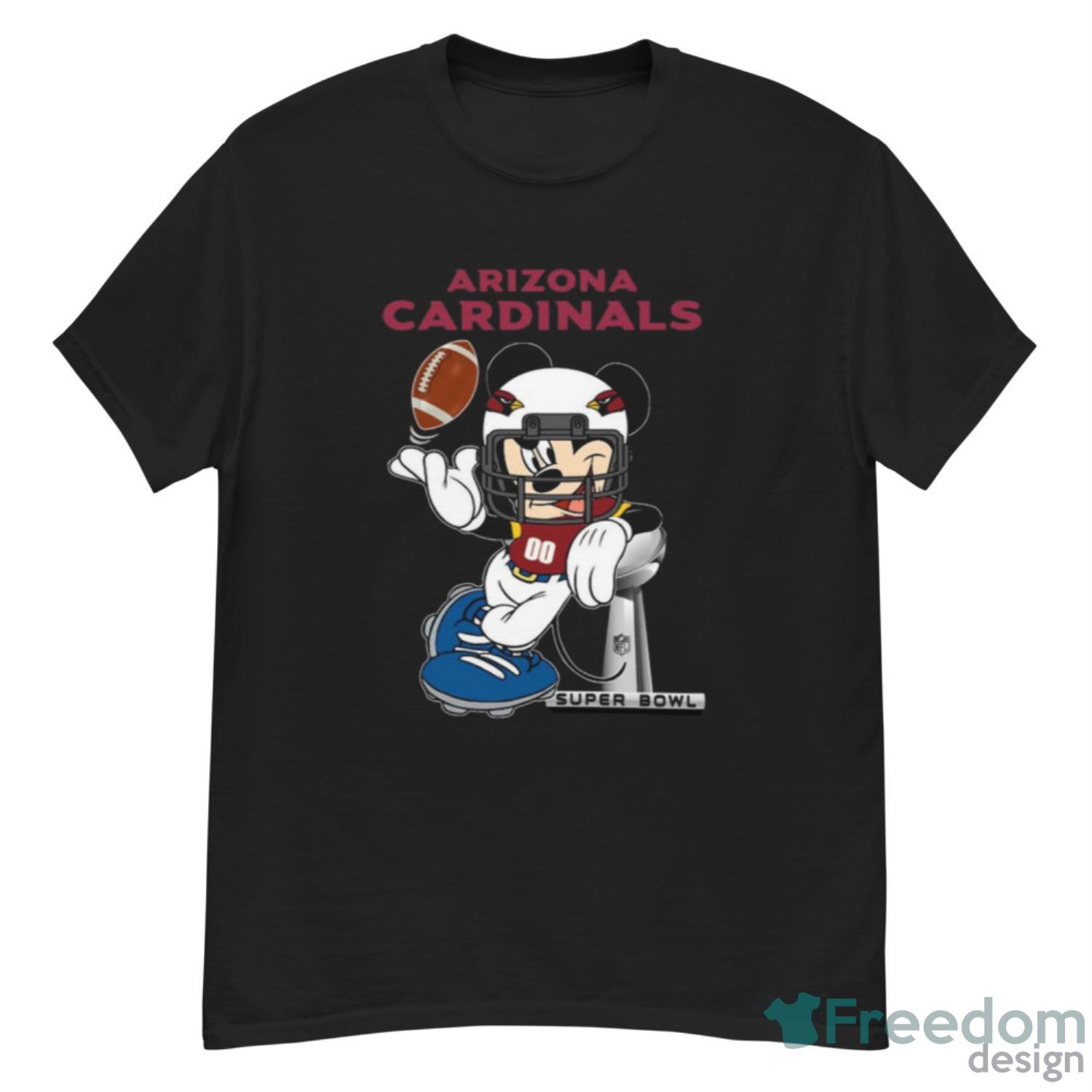 Arizona Cardinals NFL Mickey Mouse Disney Hawaiian Shirt Men Youth