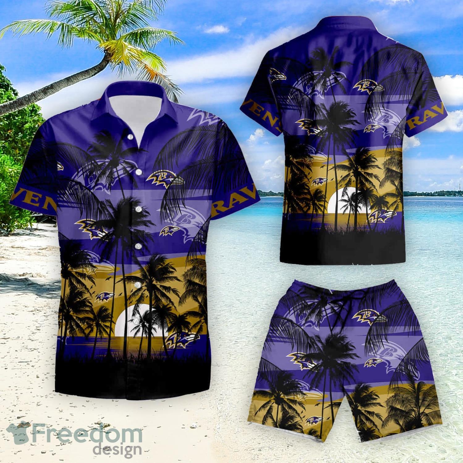 Baltimore Ravens Summer All Over Printed Hawaiian Shirt