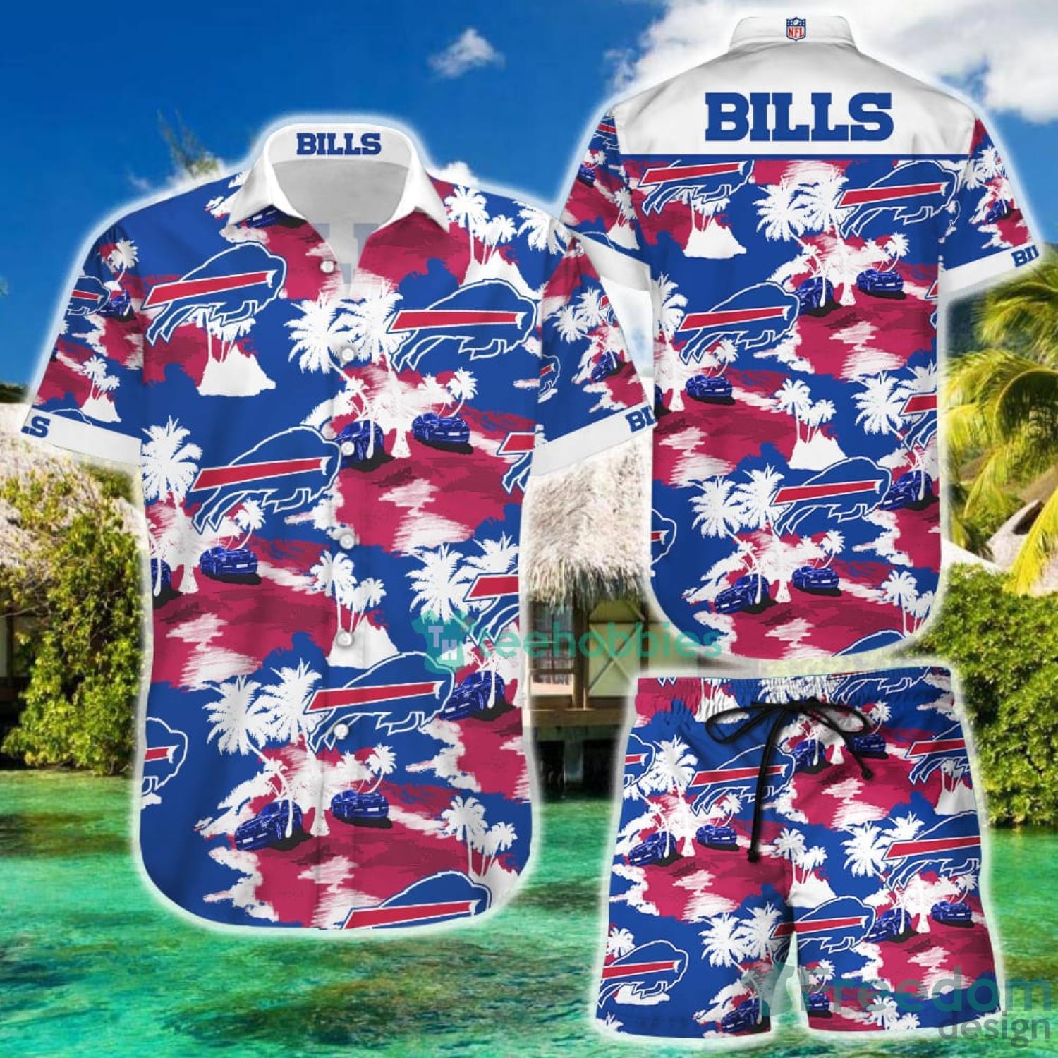 Nfl Football Tshirt Buffalo Bills Hawaiian Shirt And Short For Fans