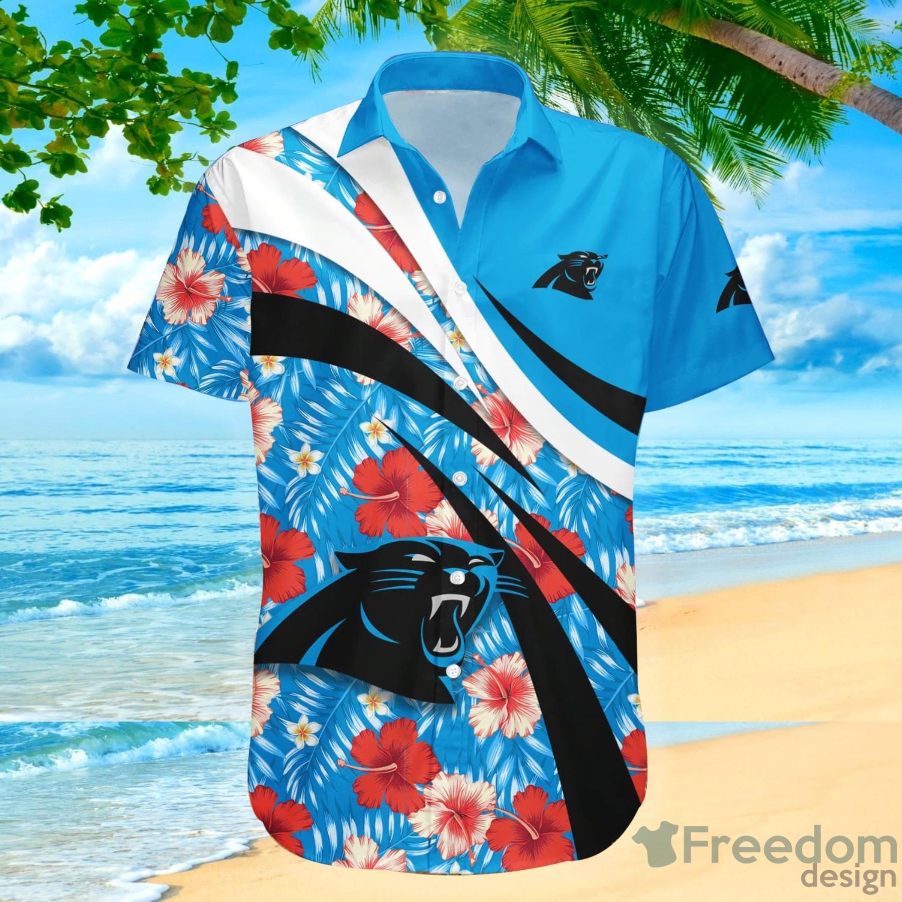 Carolina Panthers NFL For Sports Fan Flower Hawaiian Beach Shirt -  Senprintmart Store