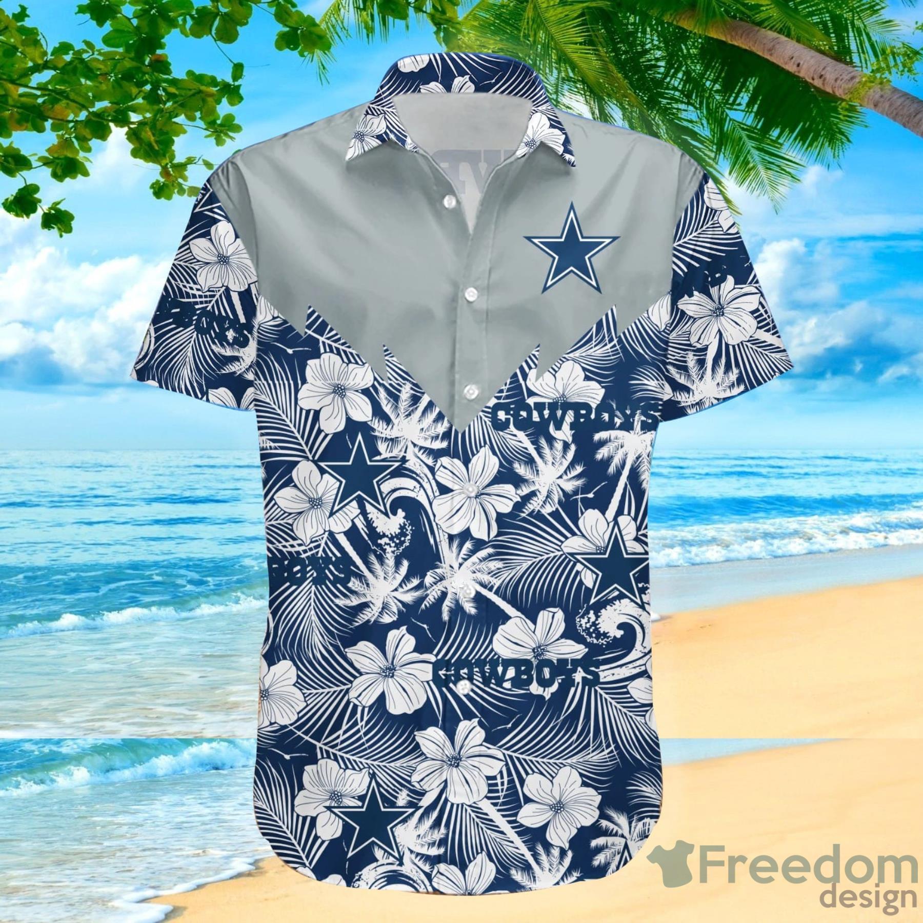 Dallas Cowboys NFL Flower Hawaiian Shirt Best Gift Idea For Fans -  Freedomdesign