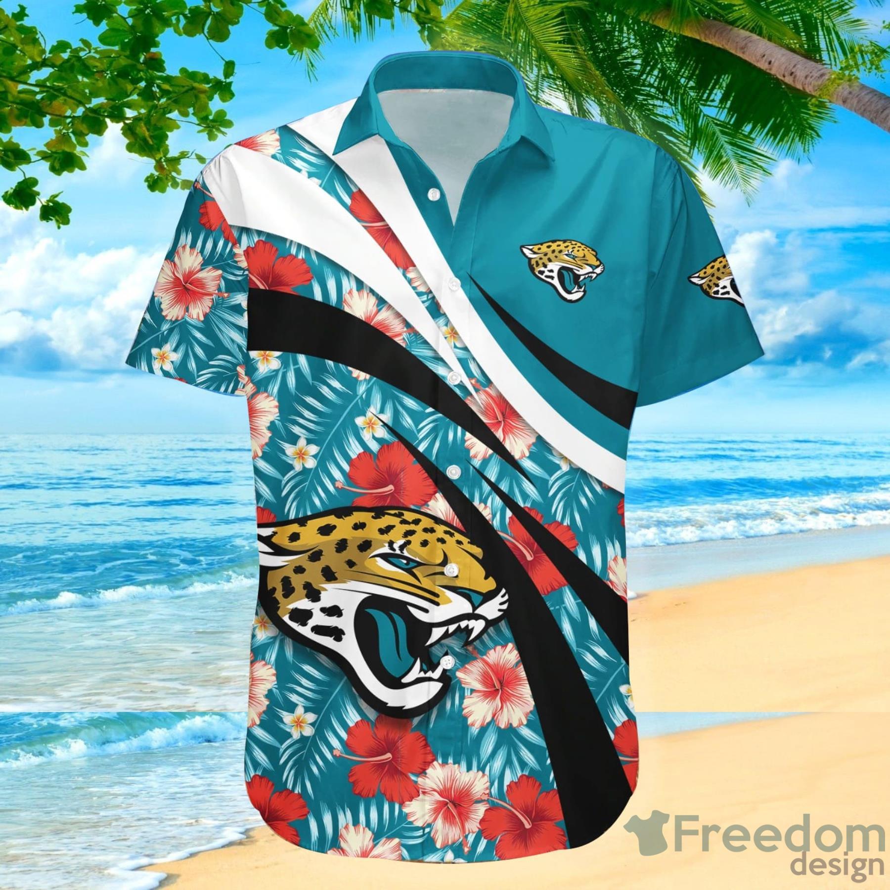 Custom Jacksonville Jaguars NFL Hawaiian Shirt - Trendy Aloha