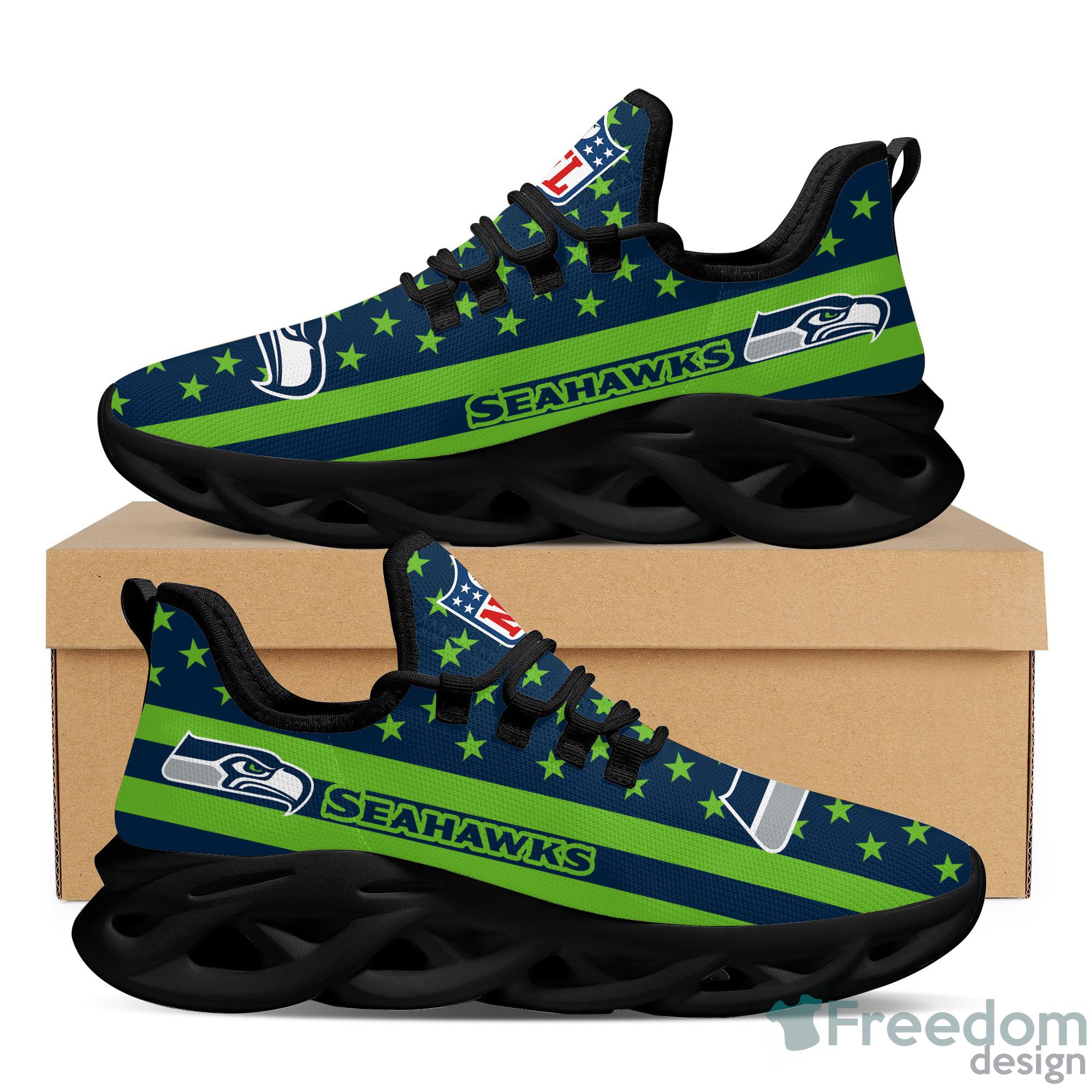 Seattle Seahawks NFL Unique Sneaker Max Soul Shoes - Freedomdesign