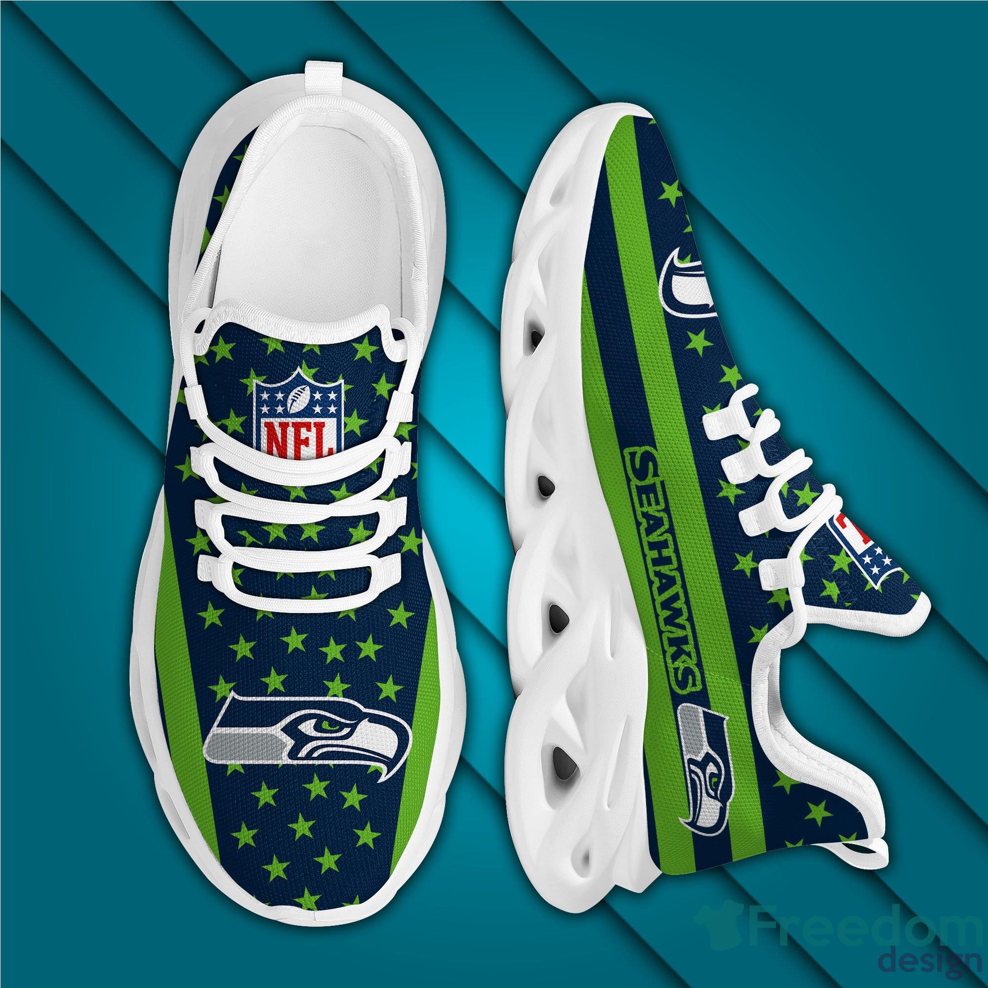 Seattle Seahawks NFL Unique Sneaker Max Soul Shoes - Freedomdesign