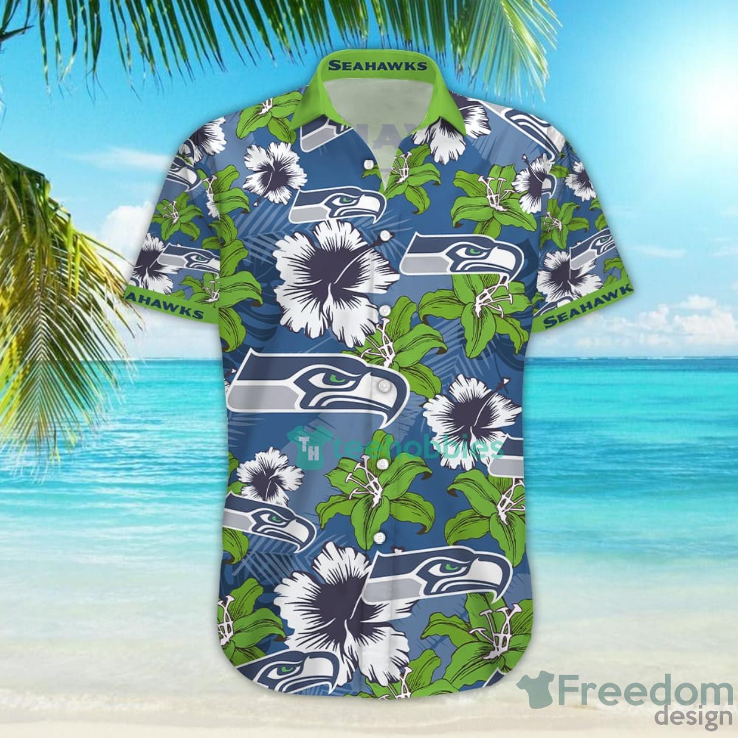 Seattle Seahawks Hawaiian Shirt NFL Football Print Personalized Hawaiian  Shirt Cheap - T-shirts Low Price