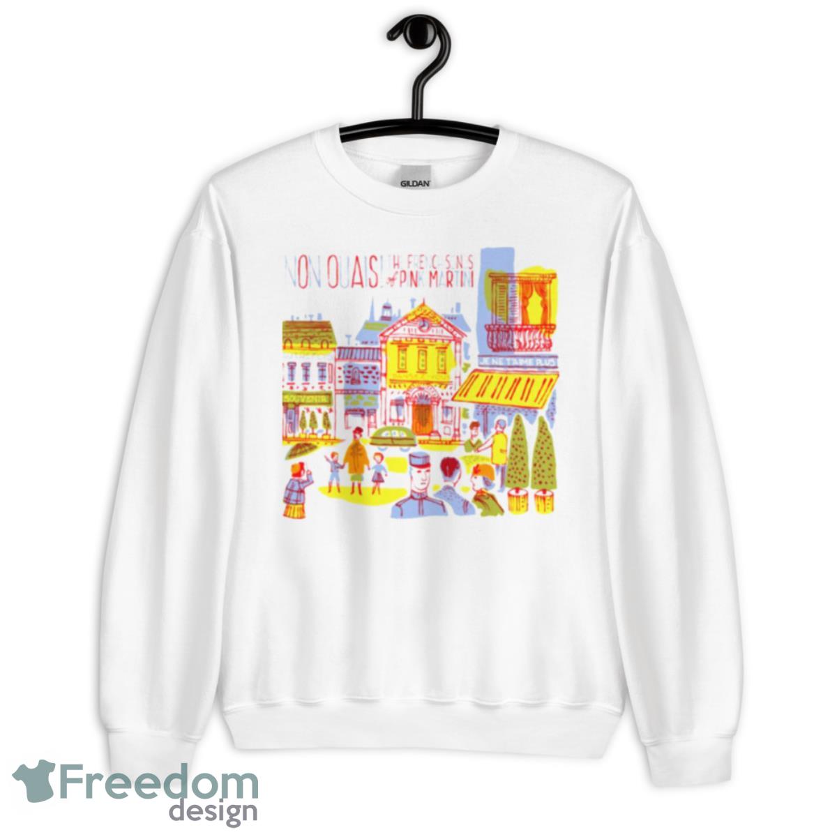 Non Ouais The French Songs Of Pink Martini shirt - Unisex Heavy Blend Crewneck Sweatshirt