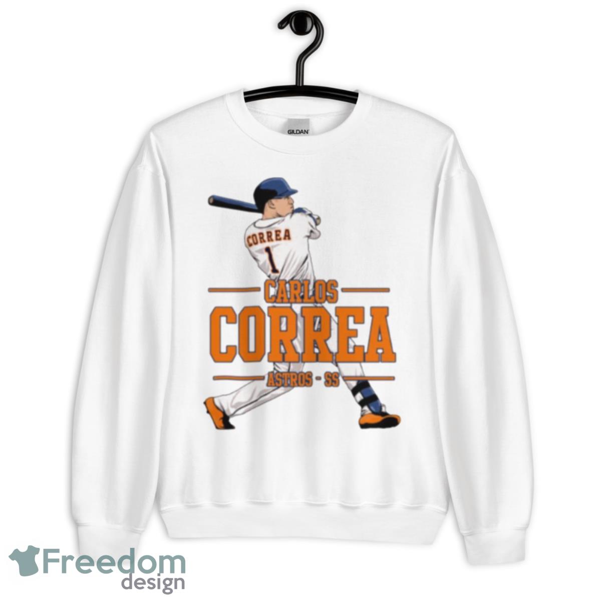 Number 1 Astros SS Carlos Corea shirt - Unisex Heavy Blend Crewneck Sweatshirt