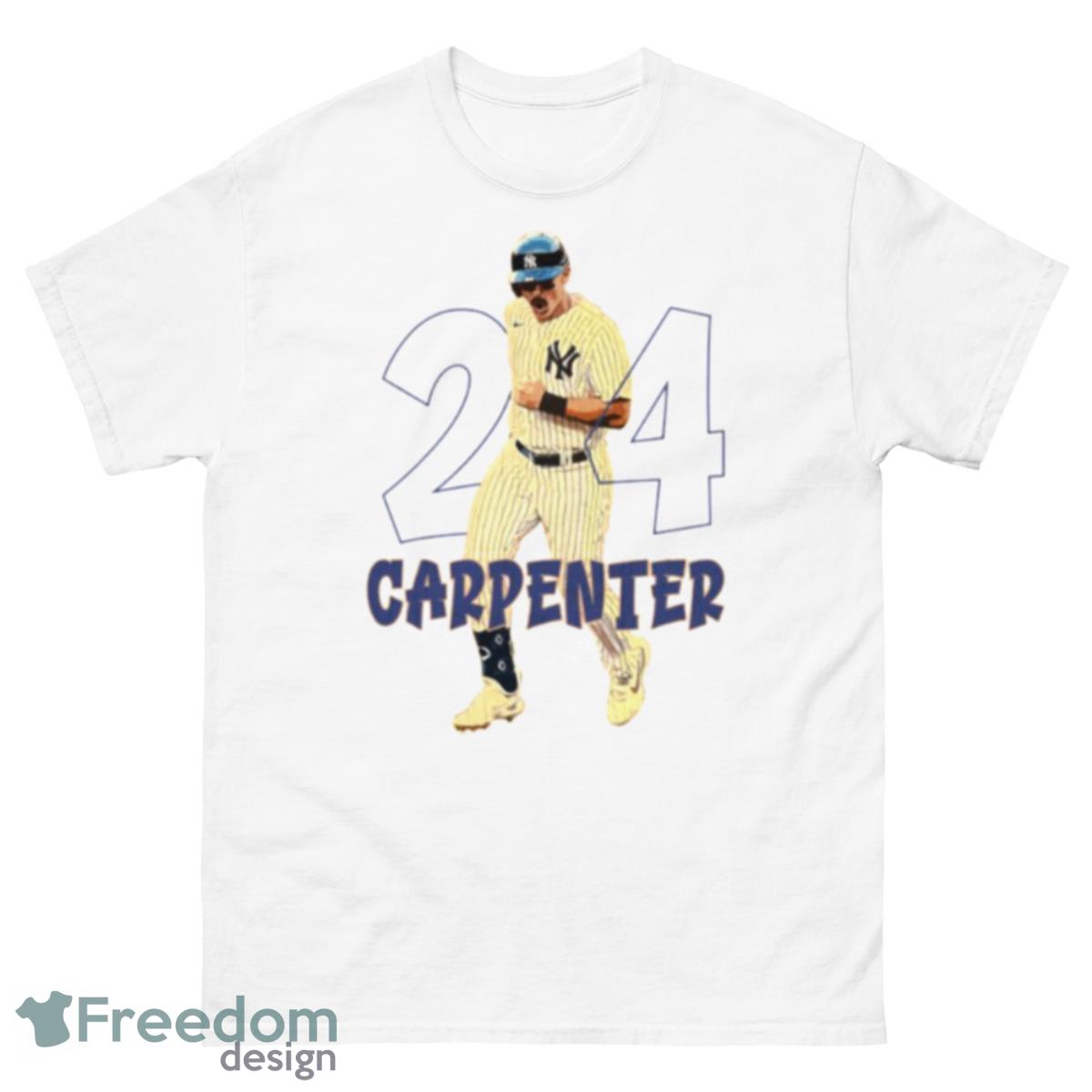 NY New York Yankees Carpenter 24 shirt - 500 Men’s Classic Tee Gildan