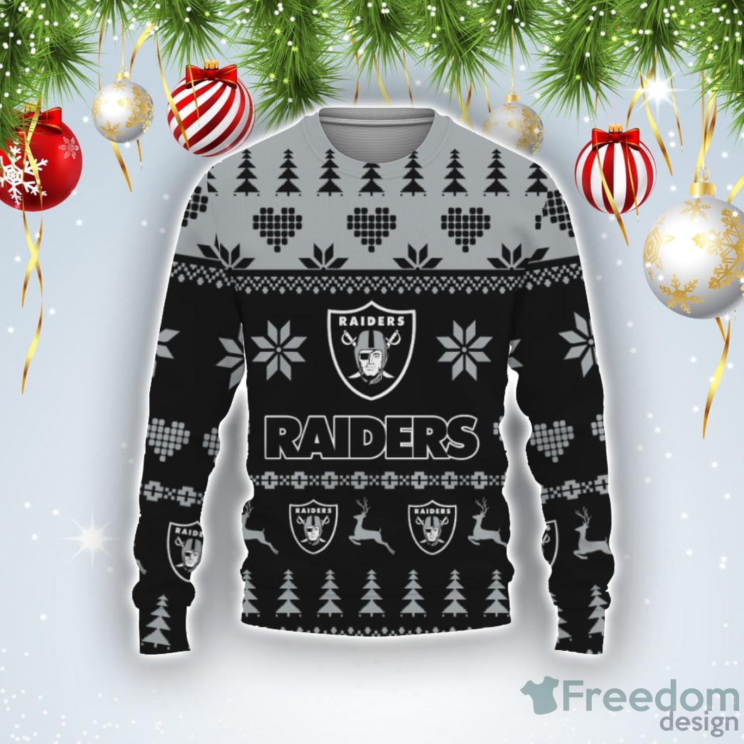 Davante Adams #17 Las Vegas Raiders Ugly Christmas Sweater - Tagotee