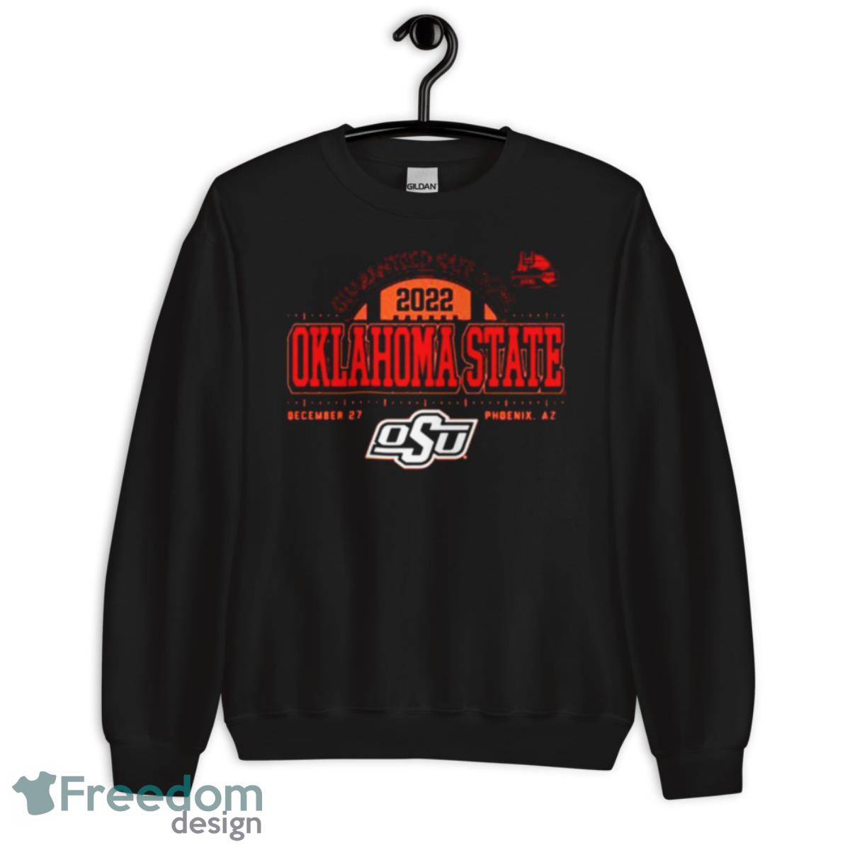 Oklahoma State Cowboys Football Guaranteed Rate Bowl 2022 Dec 27 Phoenix Shirt - Unisex Crewneck Sweatshirt Oklahoma State Cowboys Football Guaranteed Rate Bowl 2022 Dec 27 Phoenix Shirt - Unisex Crewneck Sweatshirt