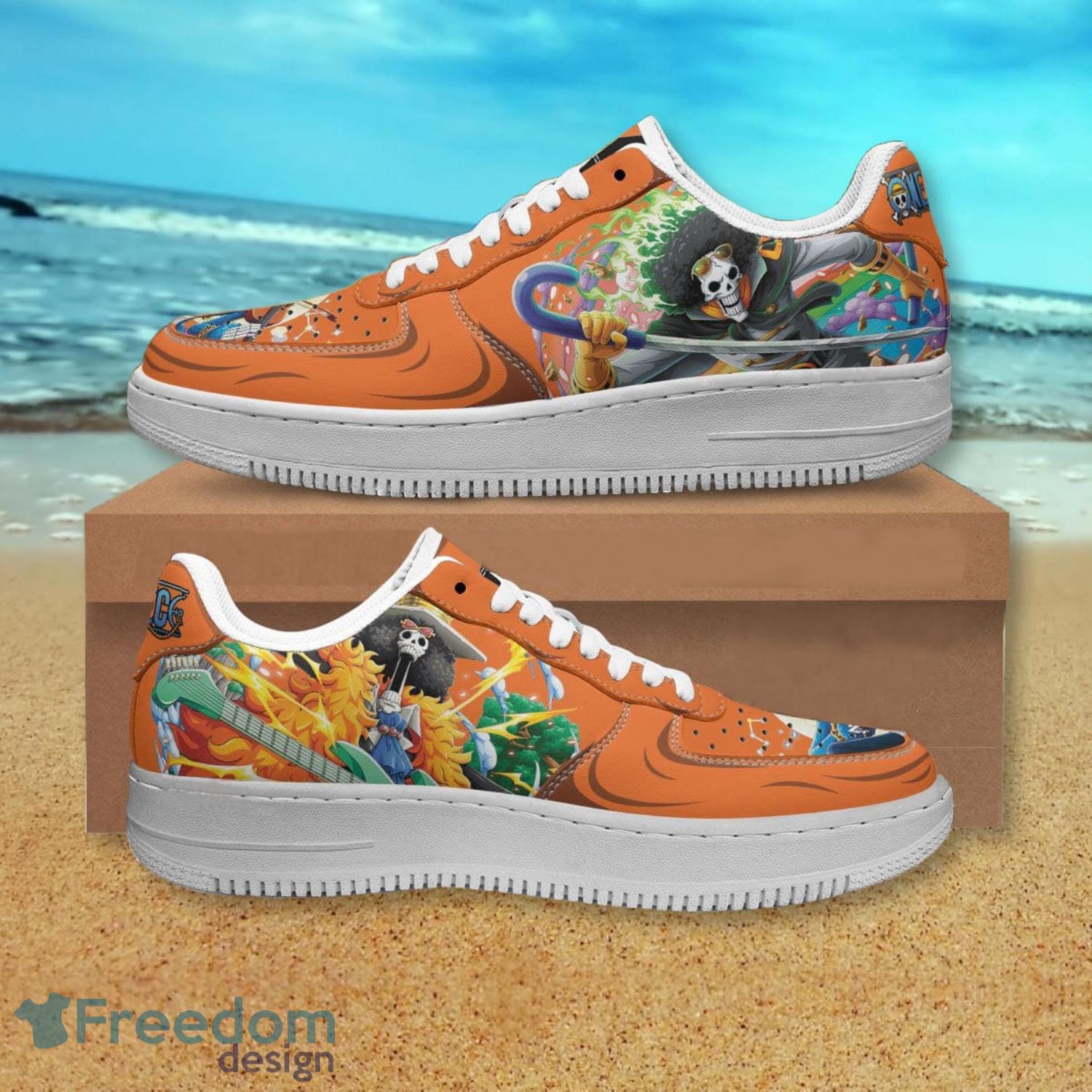 One Piece Brook Air Force Shoes Gift For Anime's Fans Product Photo 1