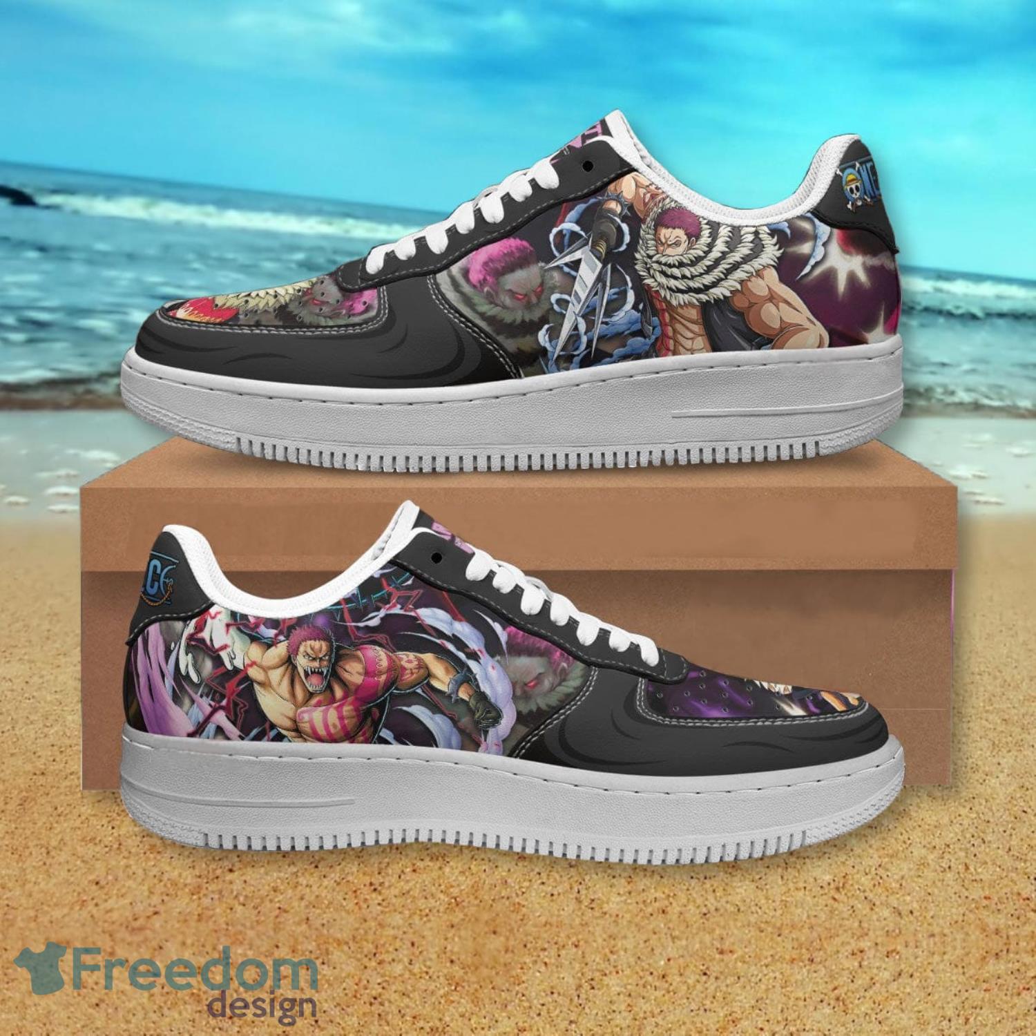 One Piece Charlotte Katakuri Air Force Shoes Gift For Anime's Fans Product Photo 1