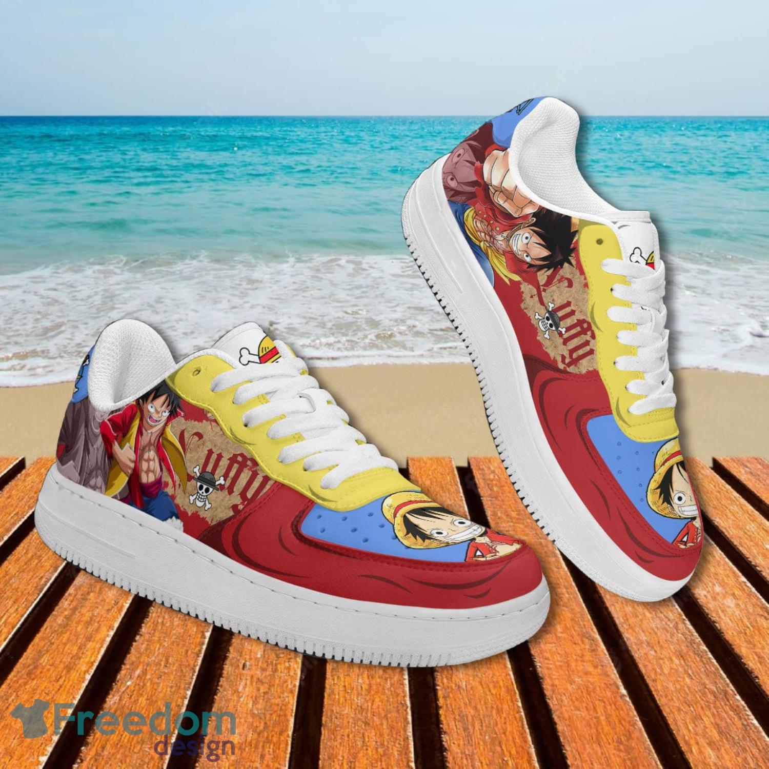 One Piece D.Luffy Air Force Shoes Gift For Anime's Fans