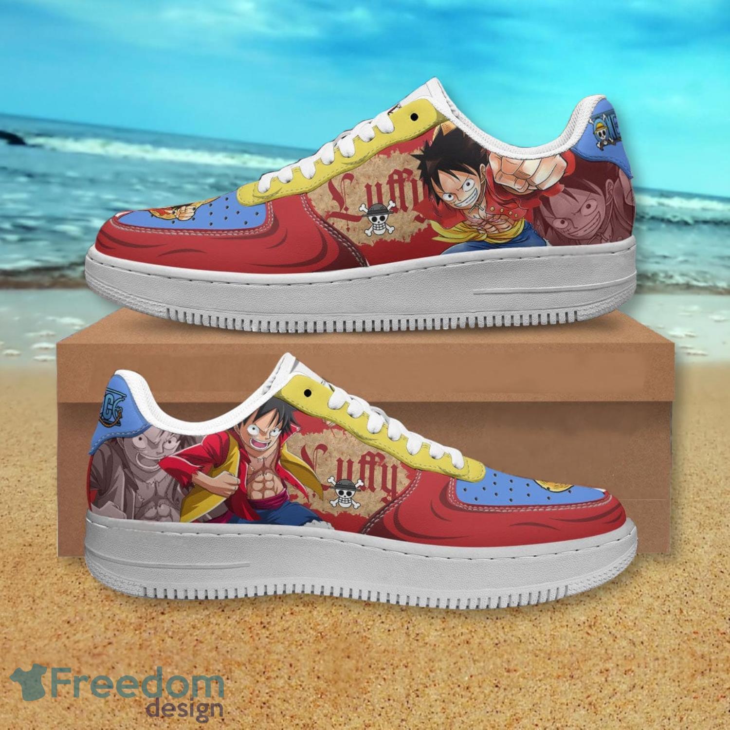 One Piece D.Luffy Air Force Shoes Gift For Anime's Fans Product Photo 1