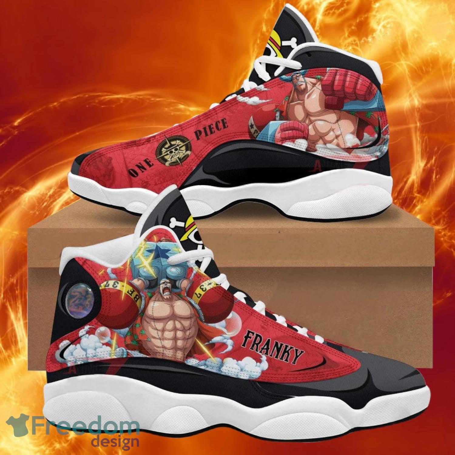 Red Hair Shanks Sneakers Custom Anime One Piece Air Jordan 13 Shoes - It's  RobinLoriNOW!
