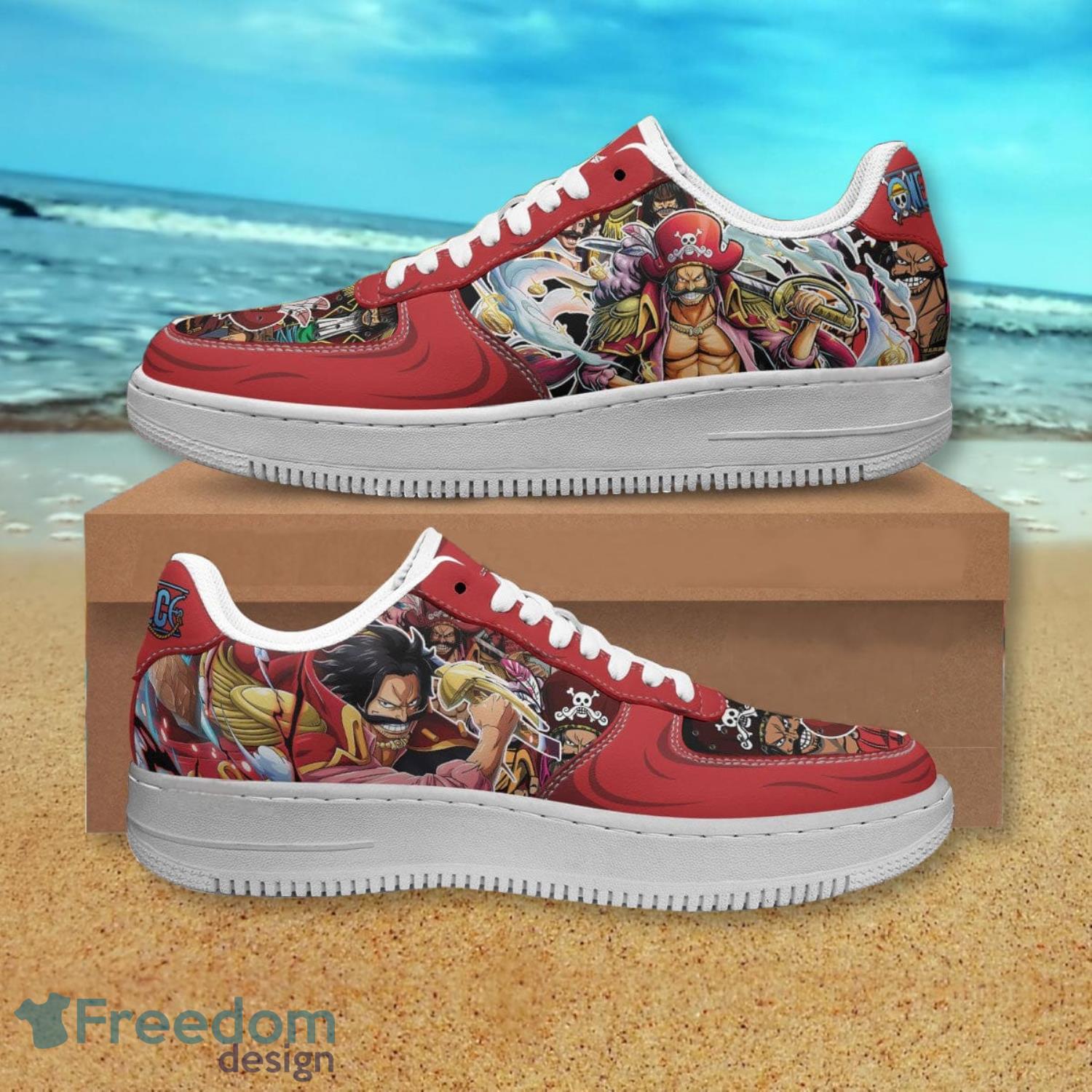 One Piece Gol D Roger Air Force Shoes Gift For Anime's Fans Product Photo 1