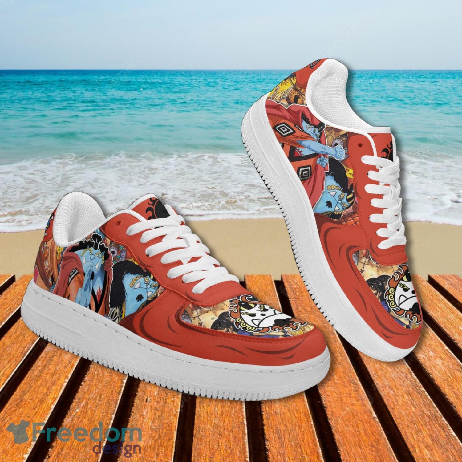 One Piece Jinbe Air Force Shoes Gift For Animes Fans Product Photo 2