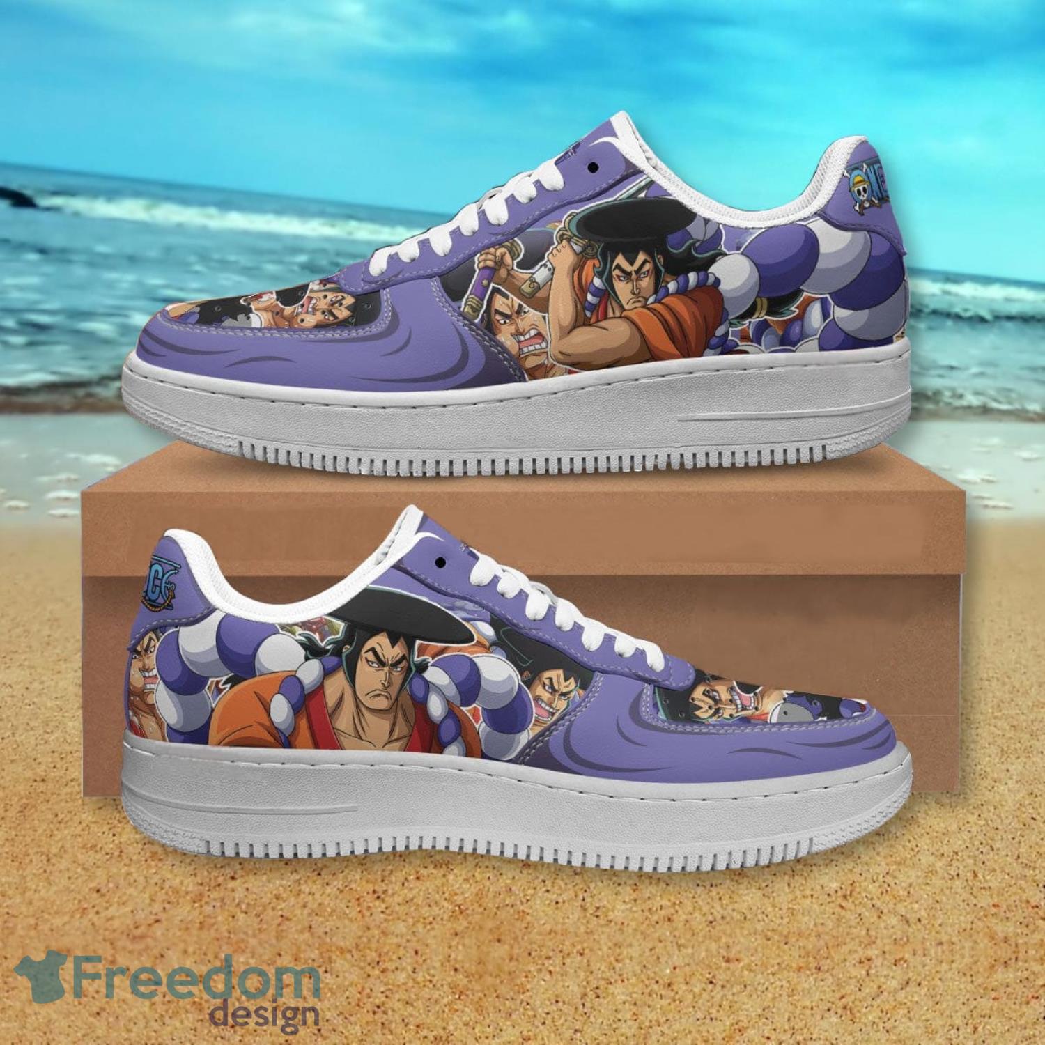 One Piece Kozuki Oden Air Force Shoes Gift For Anime's Fans Product Photo 1