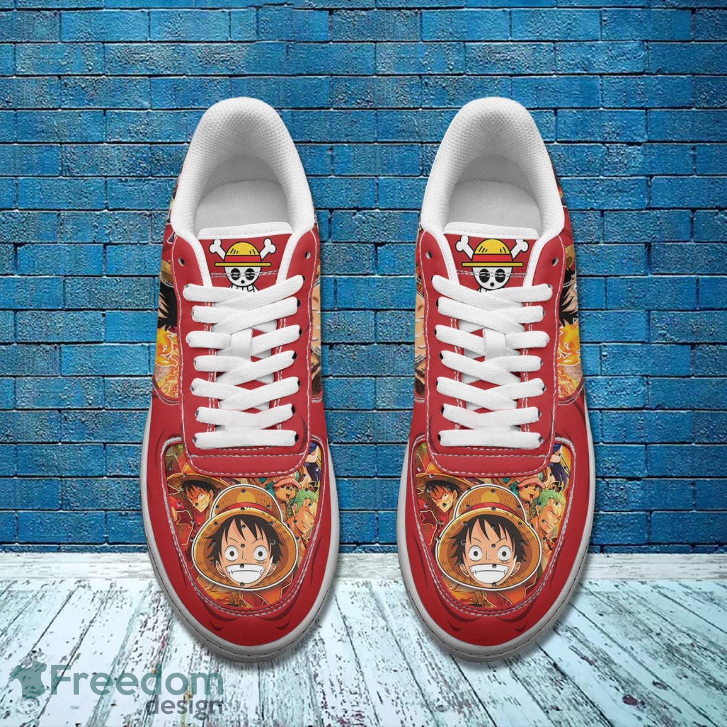 One Piece Lufffy Air Force Shoes Gift For Anime's Fans