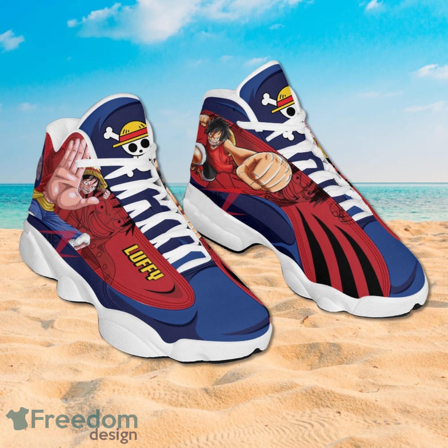 One Piece Luffy Air Jd13 Sneakers Anime Shoes Gift For Fans Product Photo 2