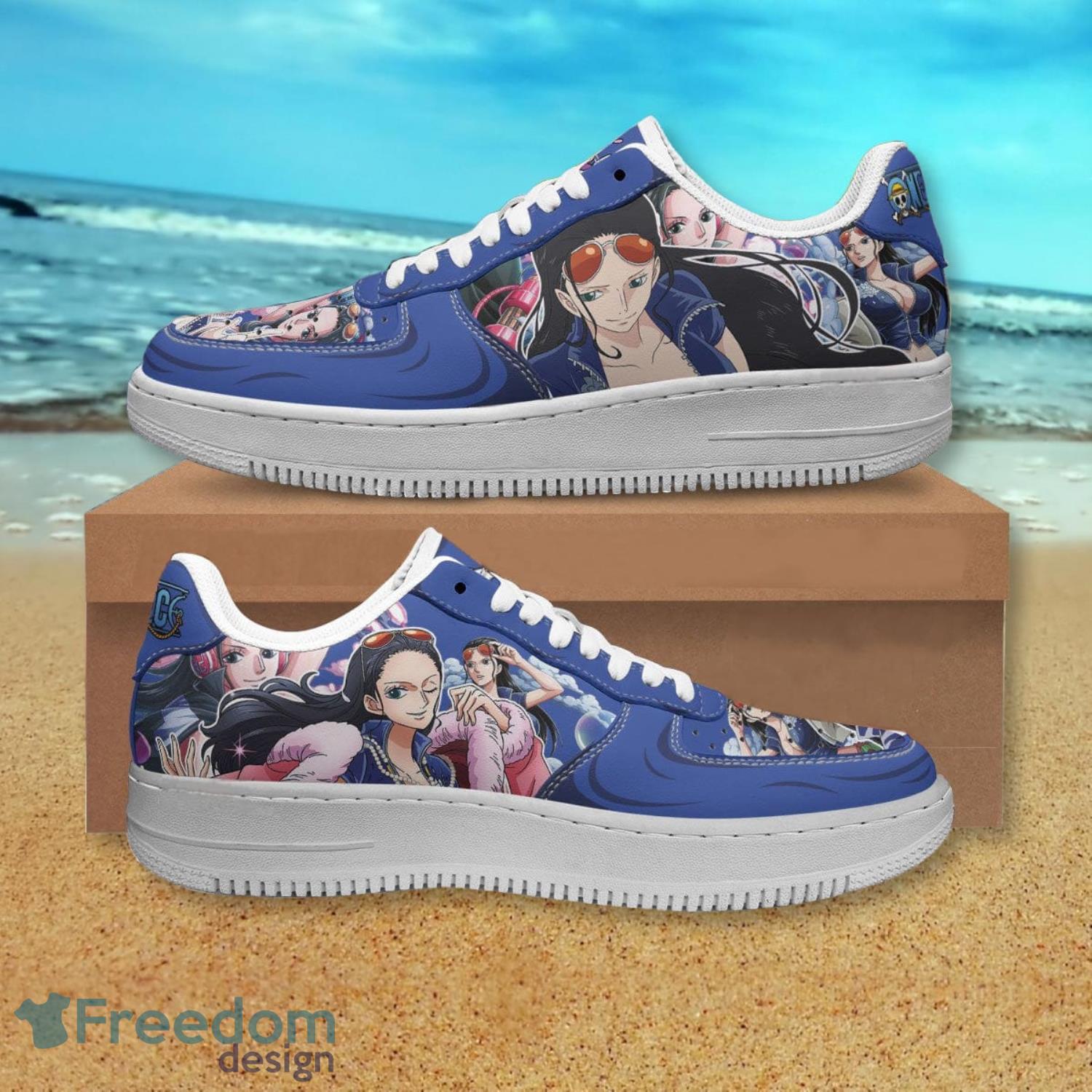 One Piece Nico Robin Air Force Shoes Gift For Anime's Fans Product Photo 1