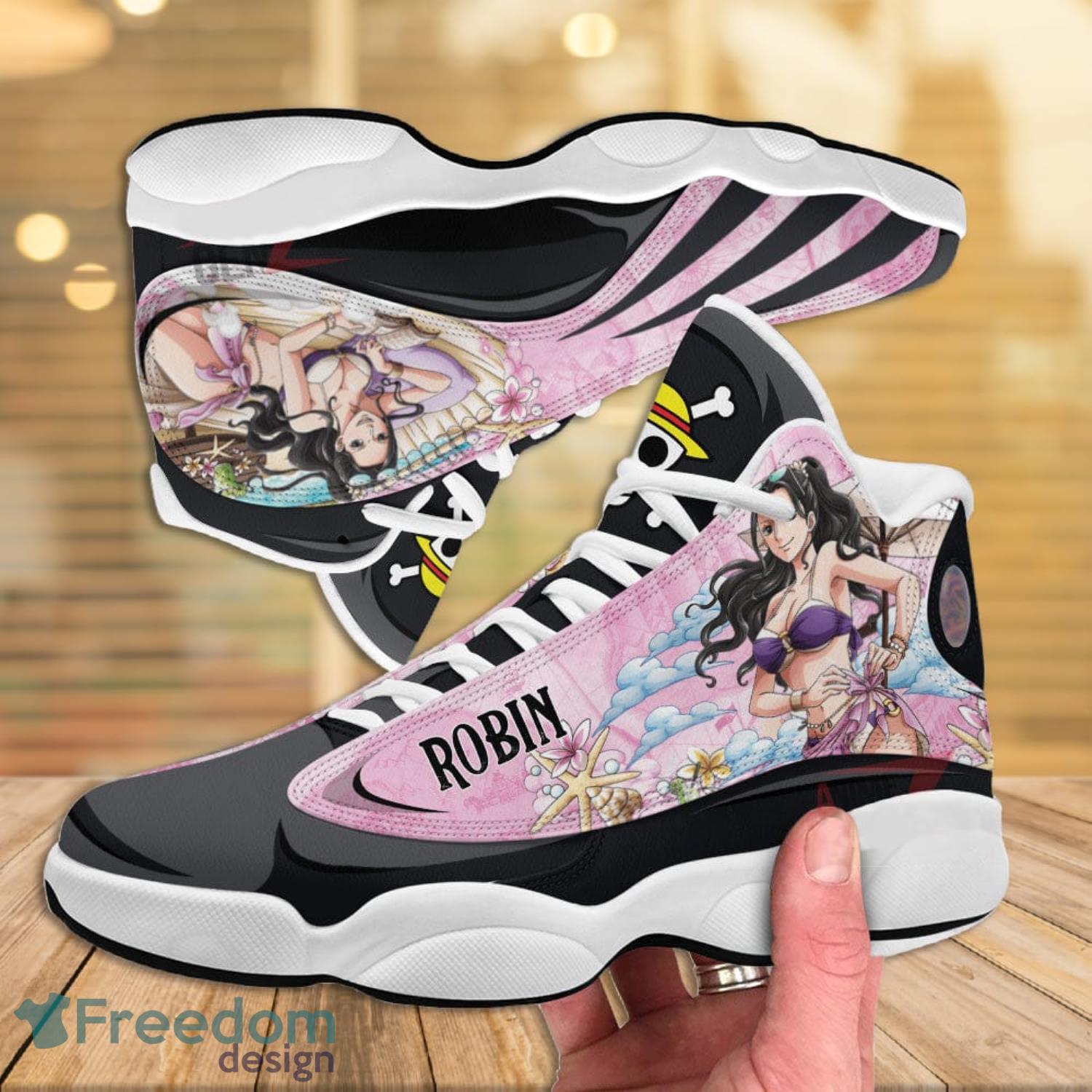 Roronoa Zoro Sneakers Custom Anime One Piece Air Jordan 13 Shoes