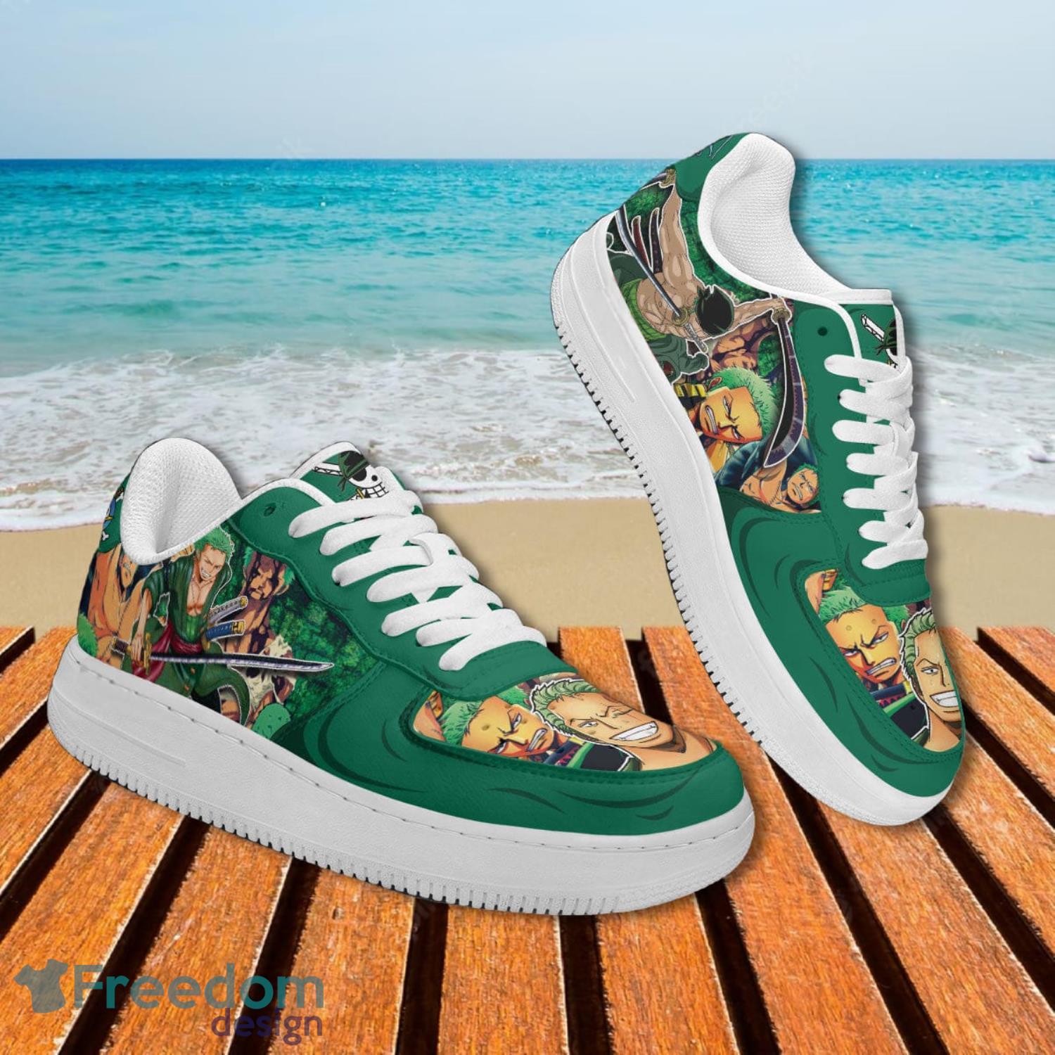 One Piece Roronoa Zoro Air Force Shoes Gift For Anime's Fans