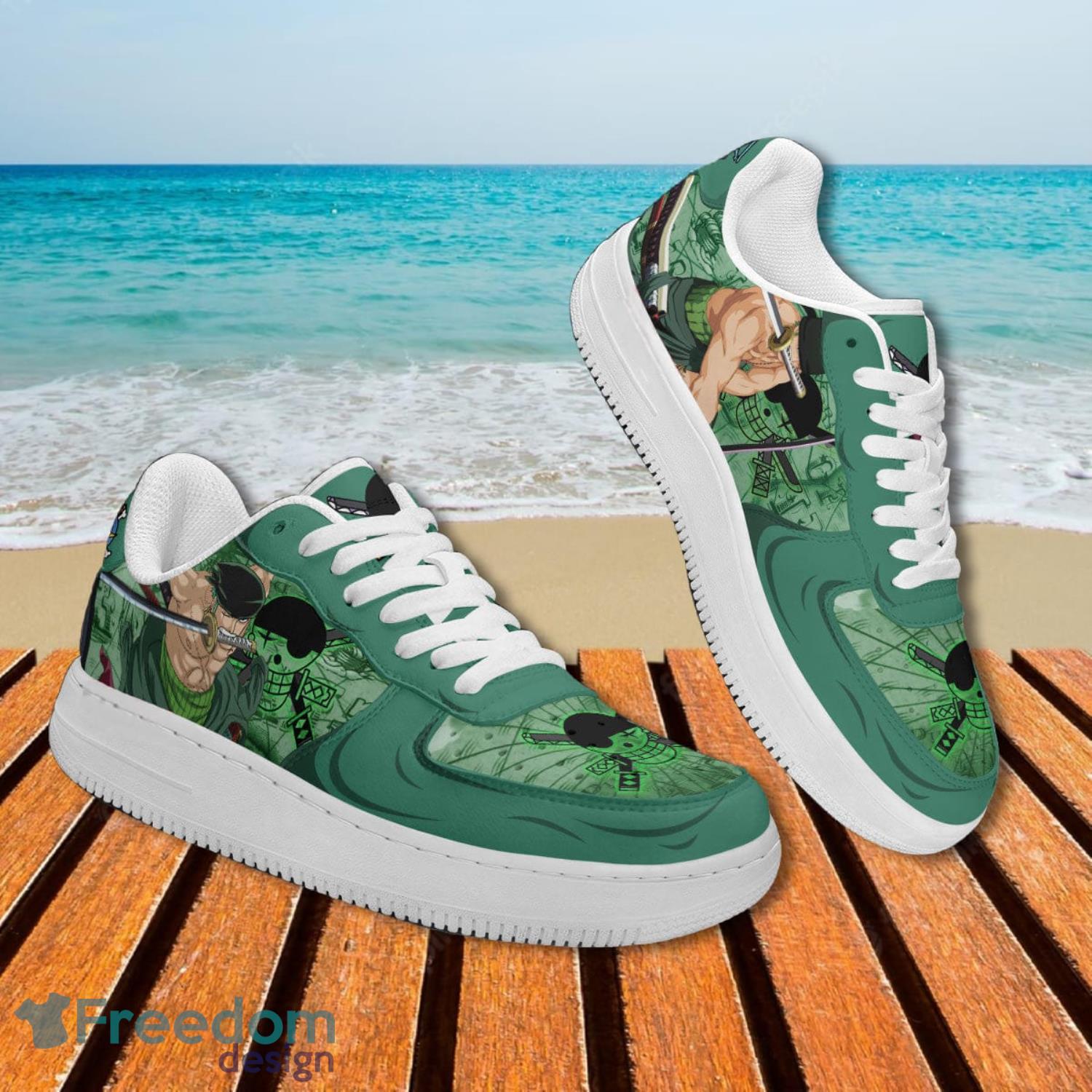 One Piece Zoro Air Force Shoes Gift For Animes Fans Product Photo 2