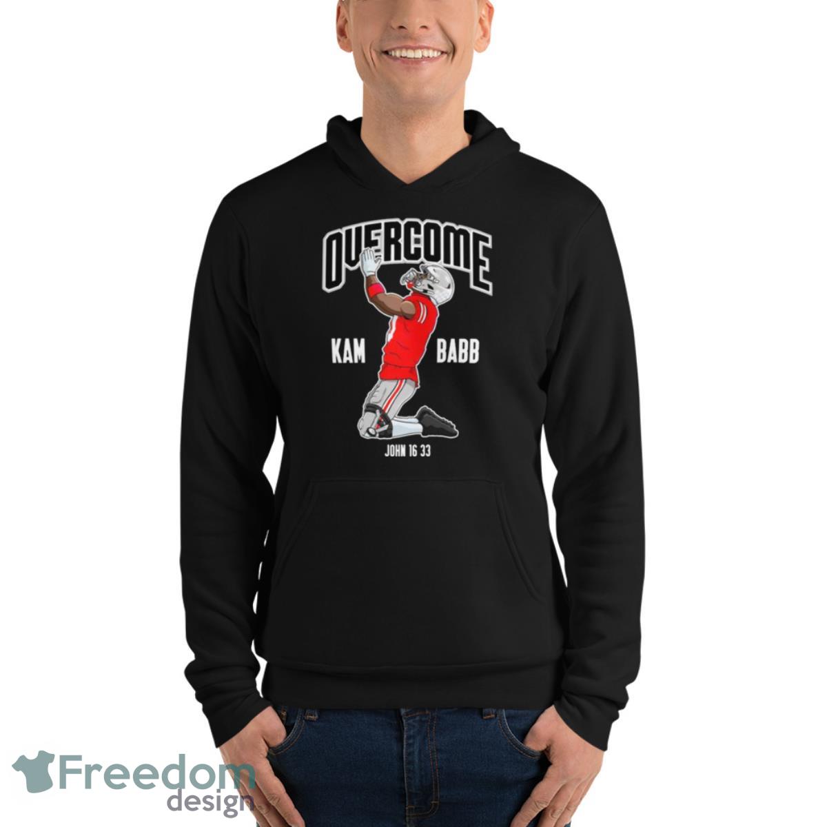 Overcome Kam Babb John 16 33 T Shirt - Unisex Fleece Pullover Hoodie Overcome Kam Babb John 16 33 T Shirt - Unisex Fleece Pullover Hoodie