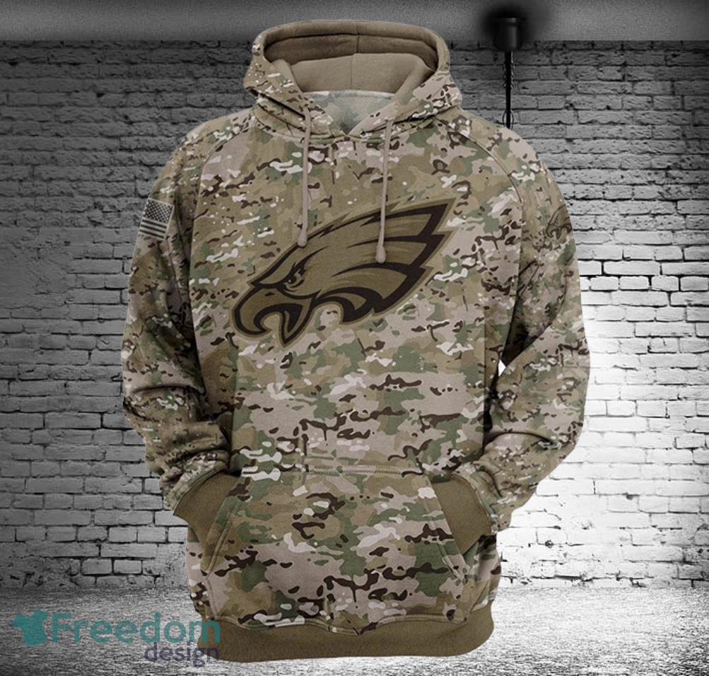 Custom Philadelphia Eagles Hoodie 3D Camouflage Philadelphia