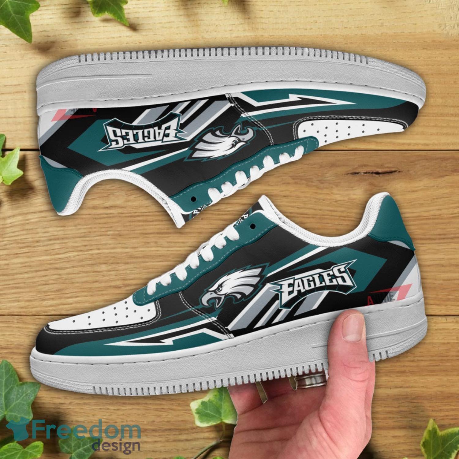 Philadelphia Eagles NFL Logo Air Force Shoes Gift For Fans Product Photo 2