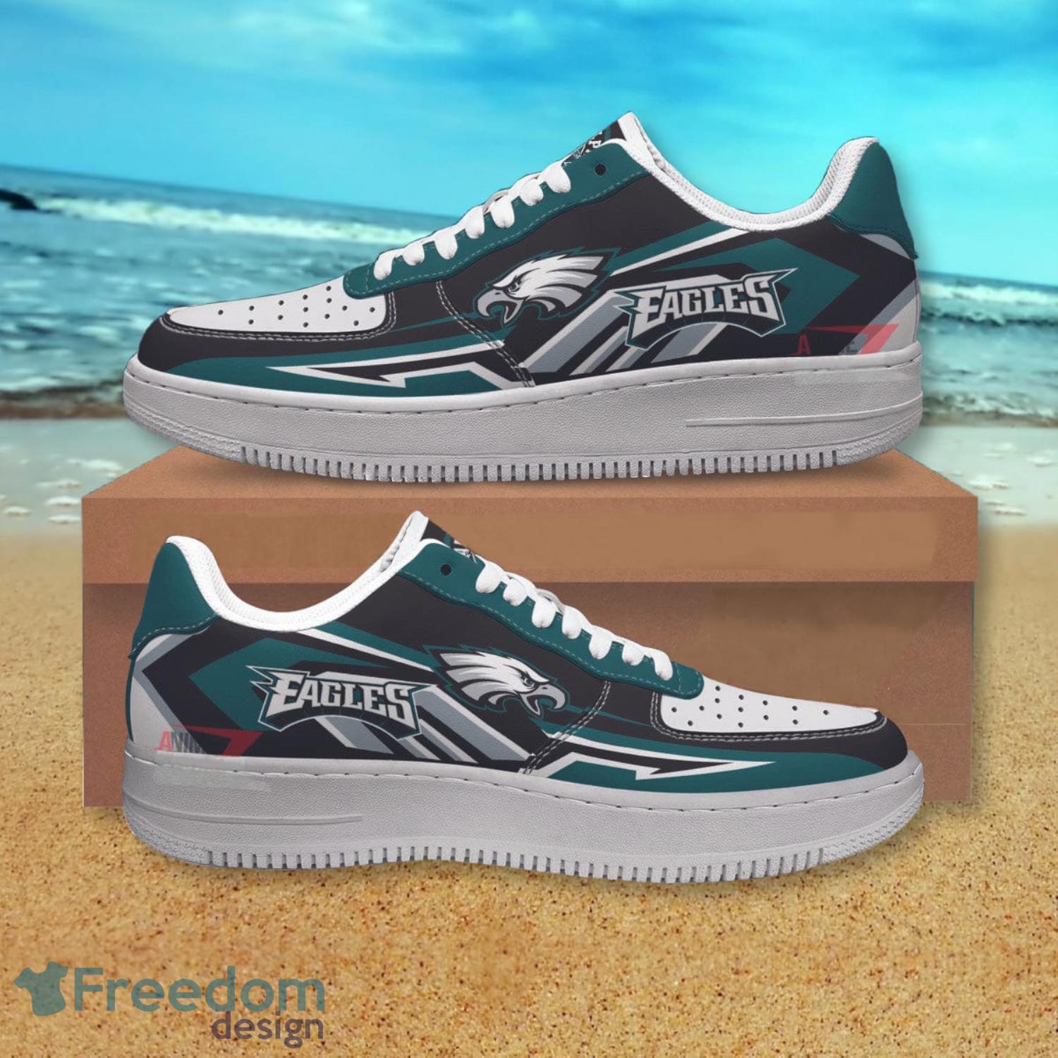 Philadelphia Eagles NFL Logo Air Force Shoes Gift For Fans Product Photo 1