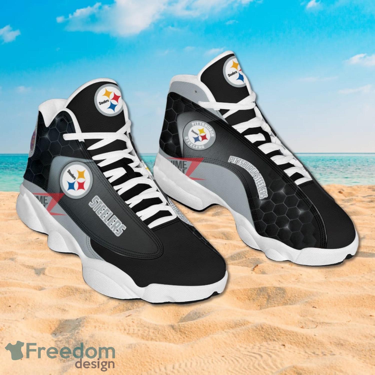 Pittsburgh Steelers Football Team Custom Name Air Jordan 13