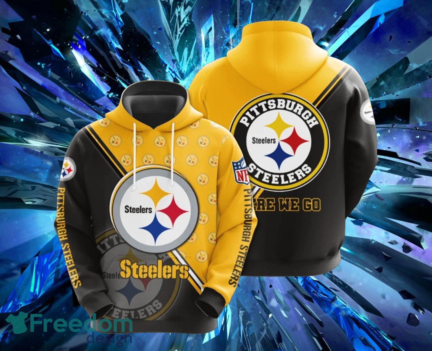 Pittsburgh Steelers Seal Motifs Hoodies Full Over Print Product Photo 1