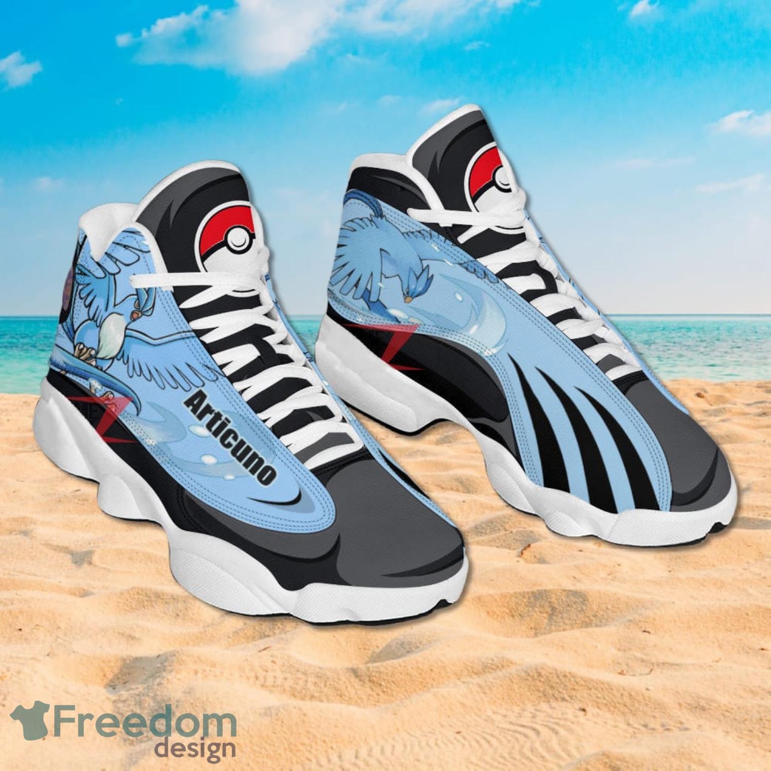 Pokemon Articuno Air Jordan 13 Sneakers Anime Shoes Gift For Fans Product Photo 2