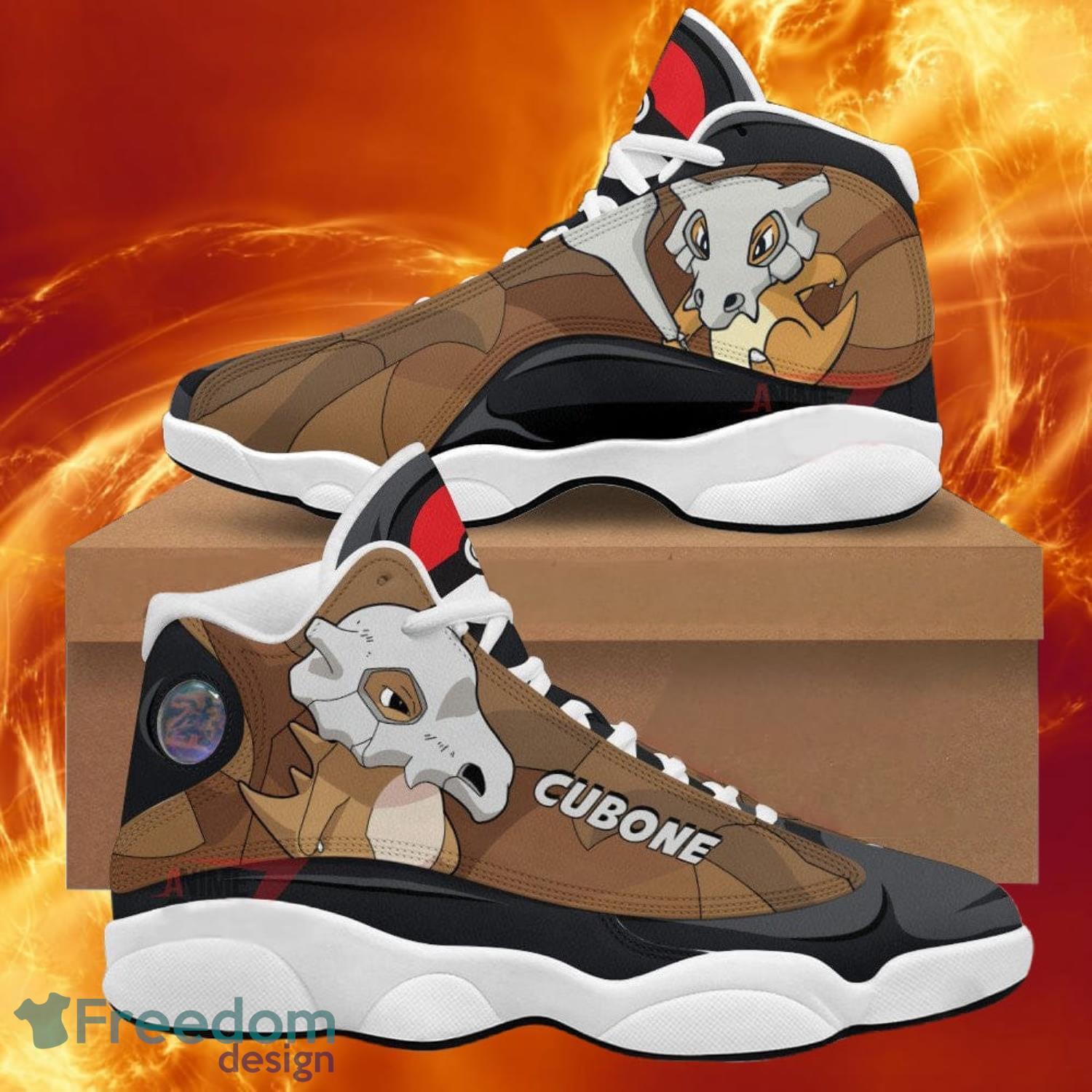 Pokemon Cubone Air Jordan 13 Sneakers Anime Shoes Gift For Fans Product Photo 1