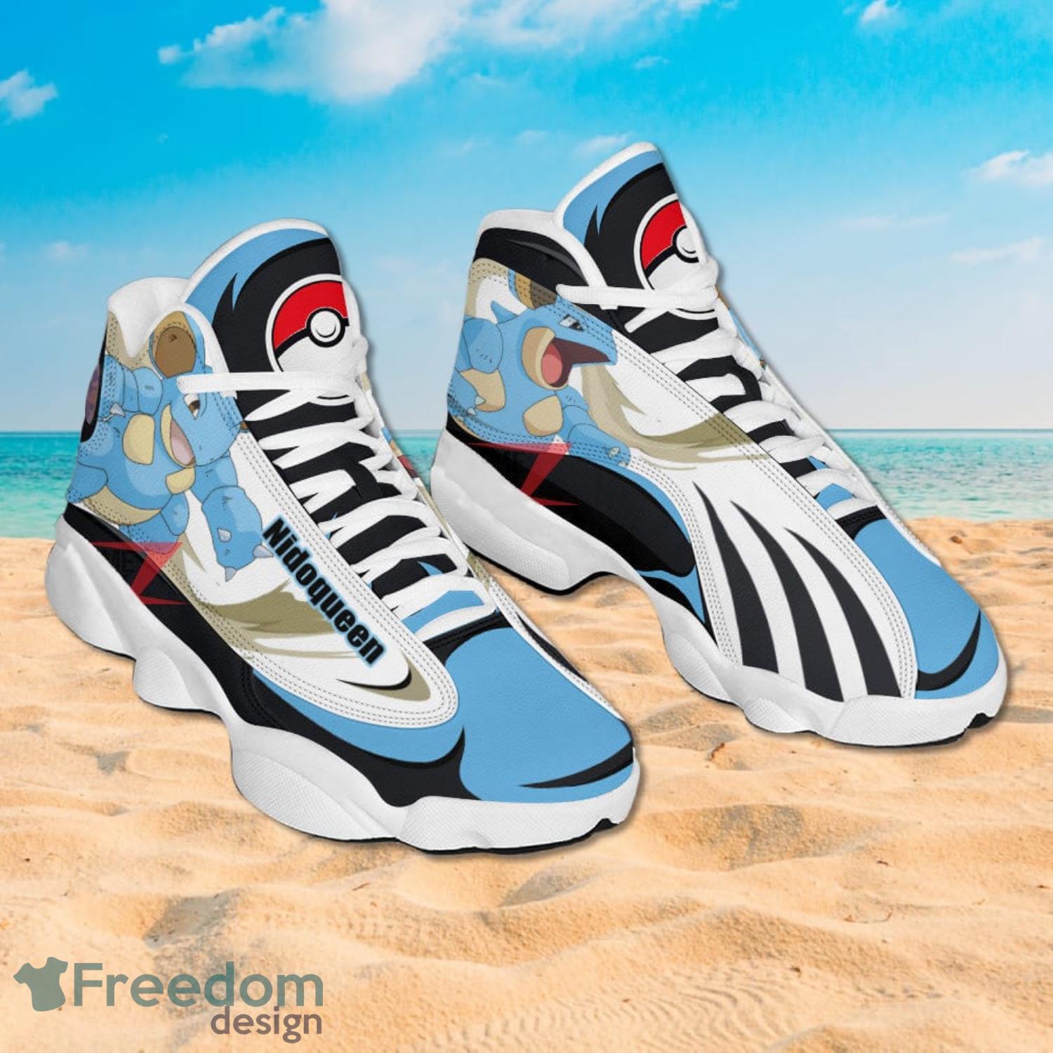 Pokemon Nidoqueen Air Jordan 13 Sneakers Anime Shoes Gift For Fans Product Photo 2