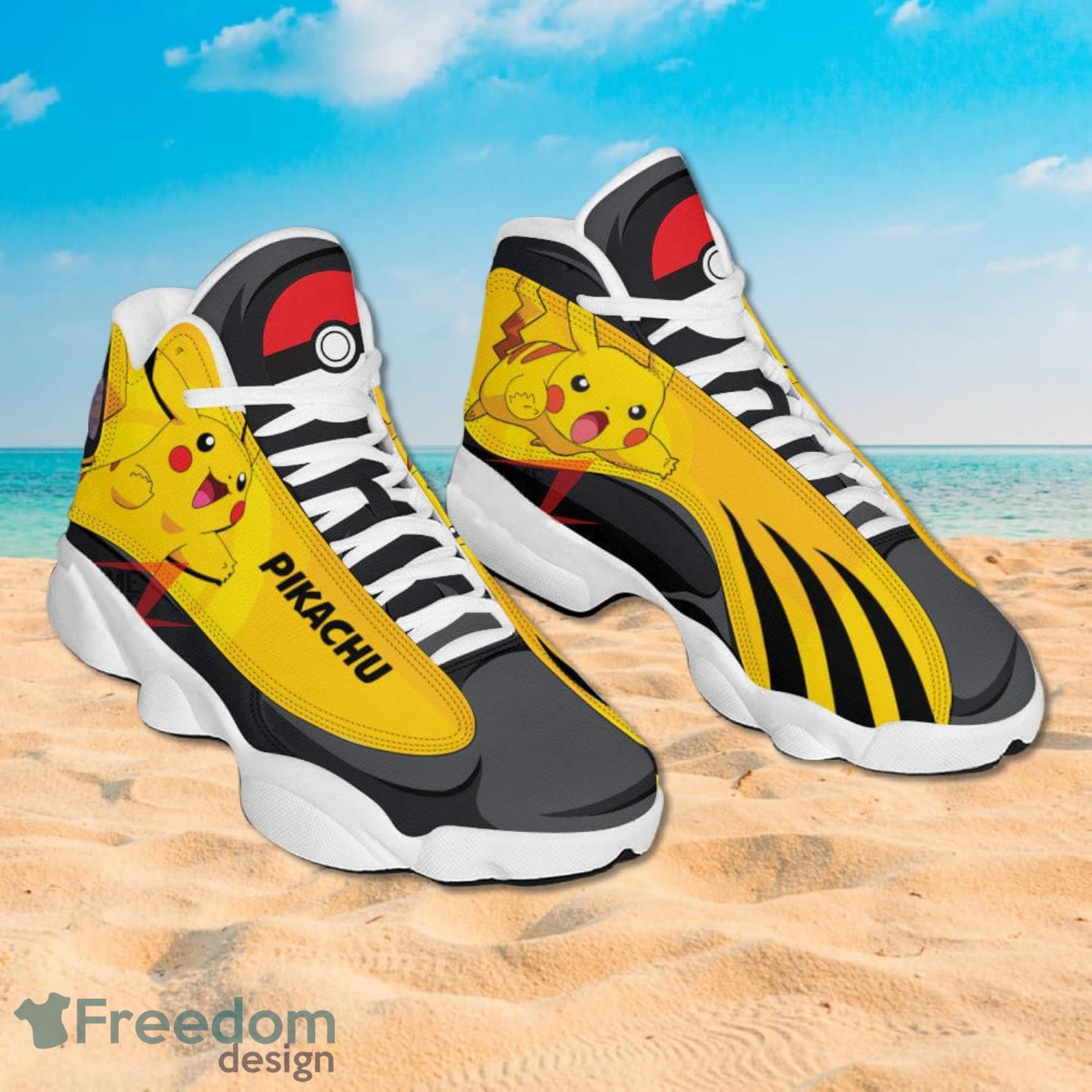 Pokemon Pikachu Air Jordan 13 Sneakers Anime Shoes Gift For Fans Product Photo 2