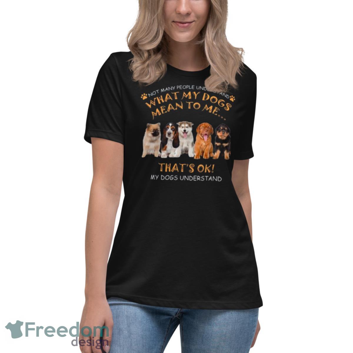 Puppy Dog Shirt - Womens Relaxed Short Sleeve Jersey Tee Puppy Dog Shirt - Womens Relaxed Short Sleeve Jersey Tee