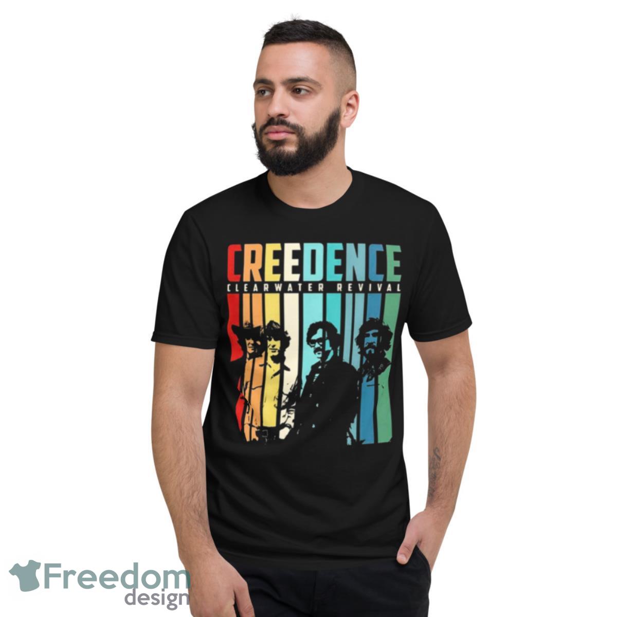 Rainbow Design Creedence Clearwater Revivals shirt - Short Sleeve T-Shirt