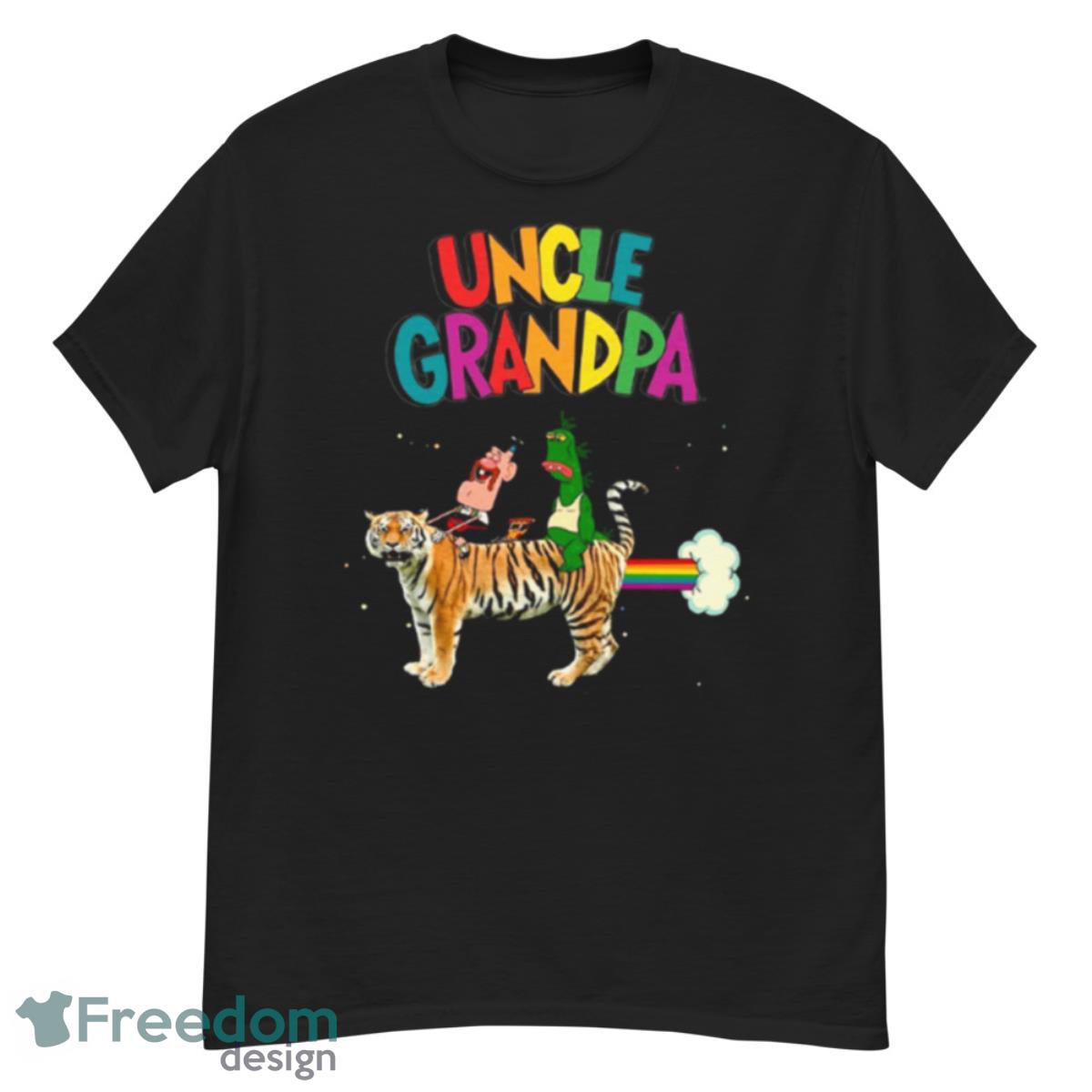 Rainbow Fart Uncle Grandpa Cartoon Design shirt - G500 Men’s Classic T-Shirt