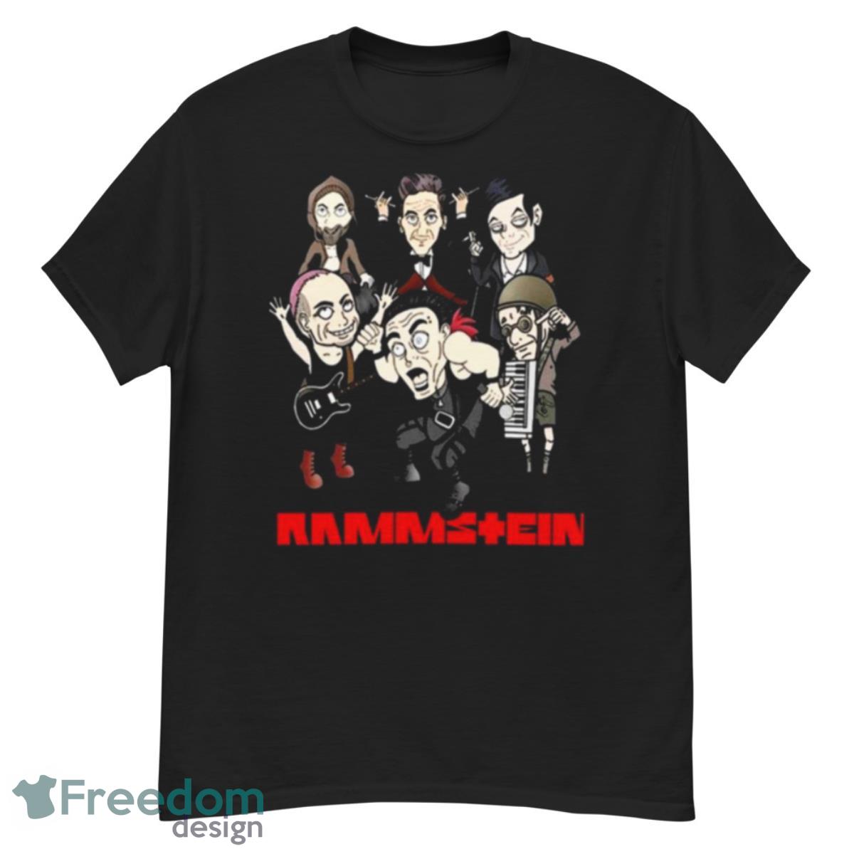 Rammstein Band Cartoon Characters 2022 Vintage Shirt - G500 Men’s Classic T-Shirt