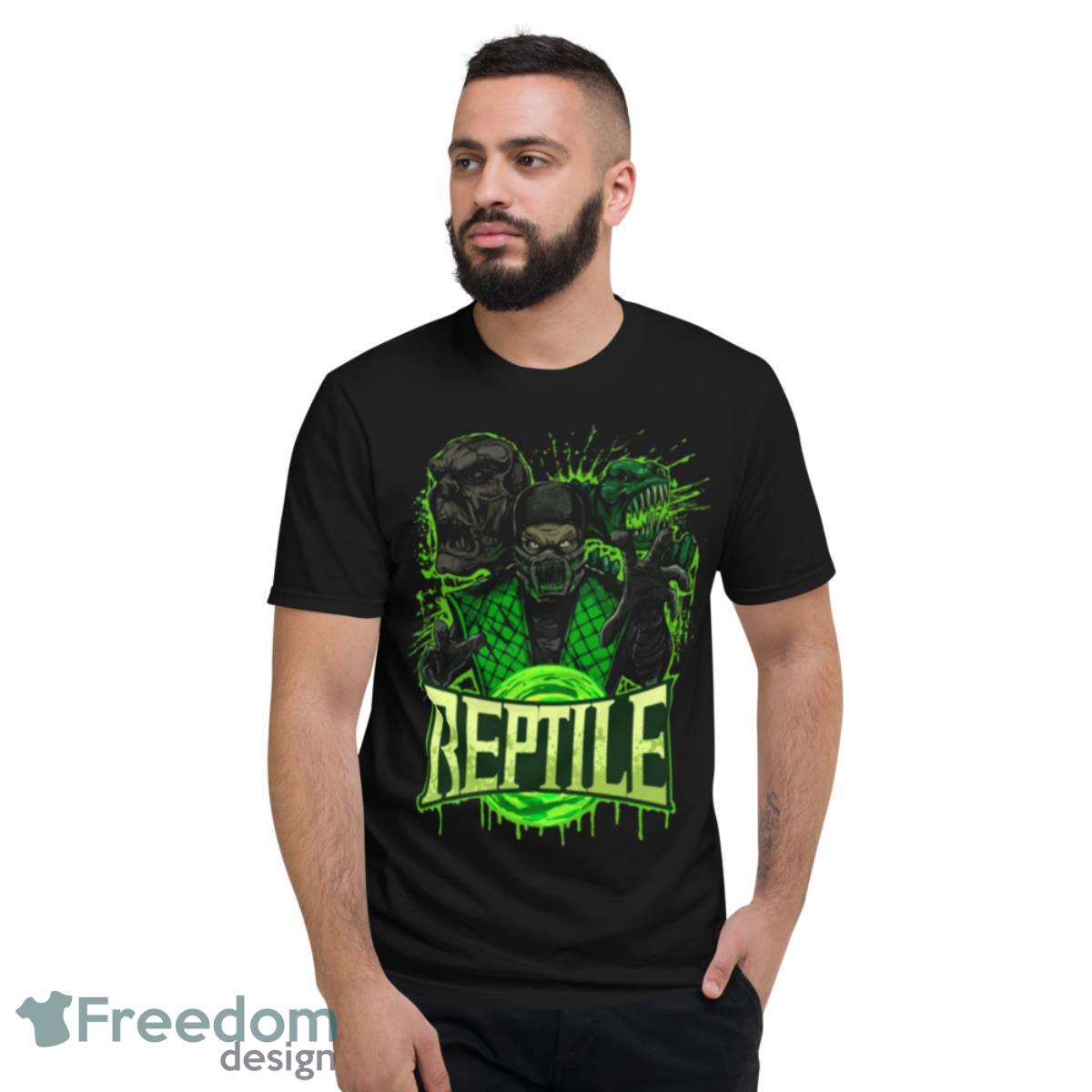 Reptile Green Art Mortal Kombat shirt - Short Sleeve T-Shirt