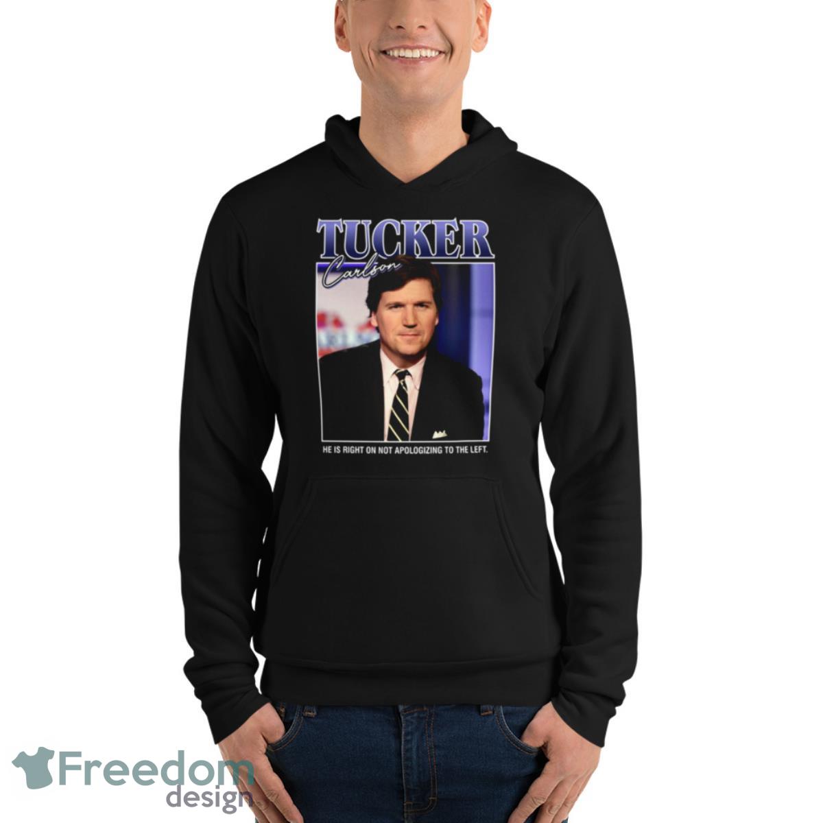 Retro Portrait Tucker Carlson shirt - Unisex Fleece Pullover Hoodie Retro Portrait Tucker Carlson shirt - Unisex Fleece Pullover Hoodie