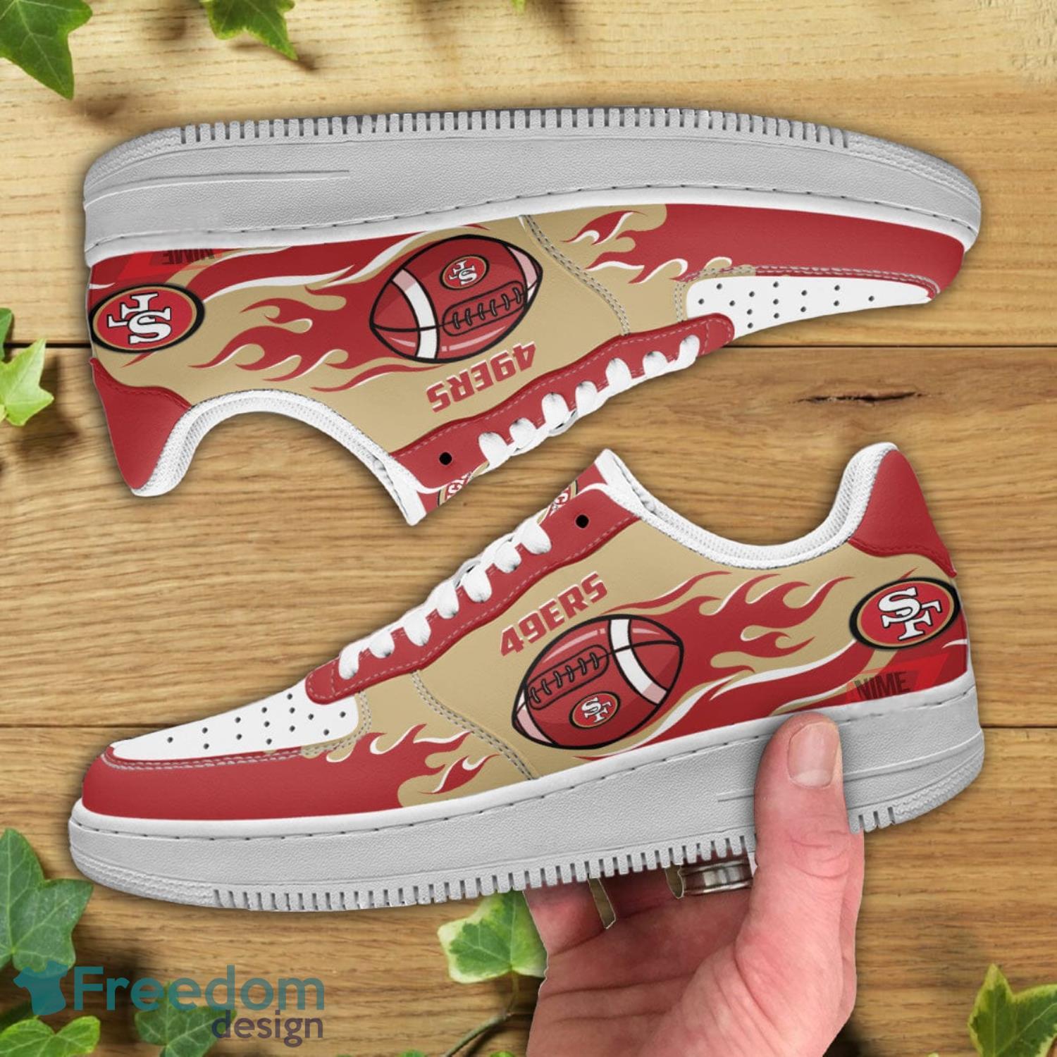 San Francisco 49ers Ball NFL Air Force Shoes Gift For Fans