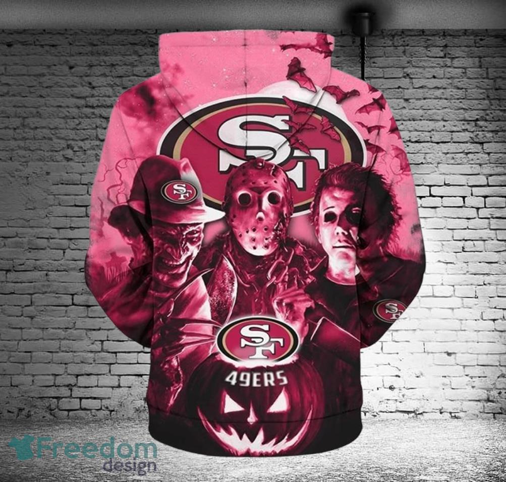 San Francisco 49ers Halloween Horror Night Hoodies Full Over Print Product Photo 2