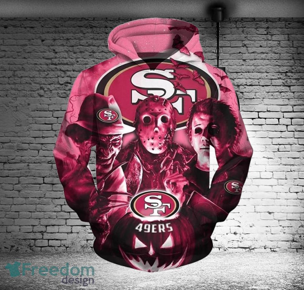 San Francisco 49ers Halloween Horror Night Hoodies Full Over Print Product Photo 1