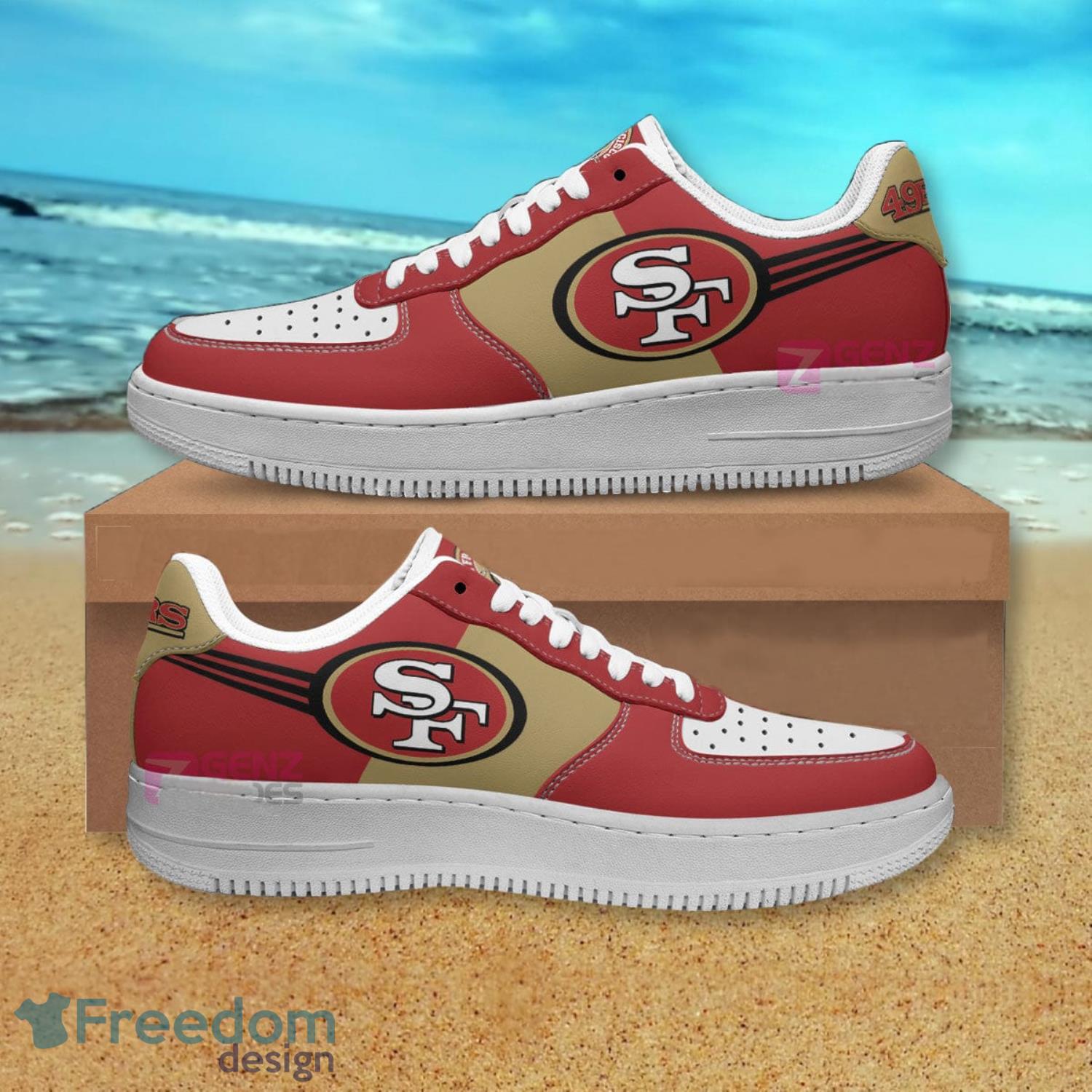 San Francisco 49ers NFL Logo Air Force Shoes Gift For Fans Product Photo 1