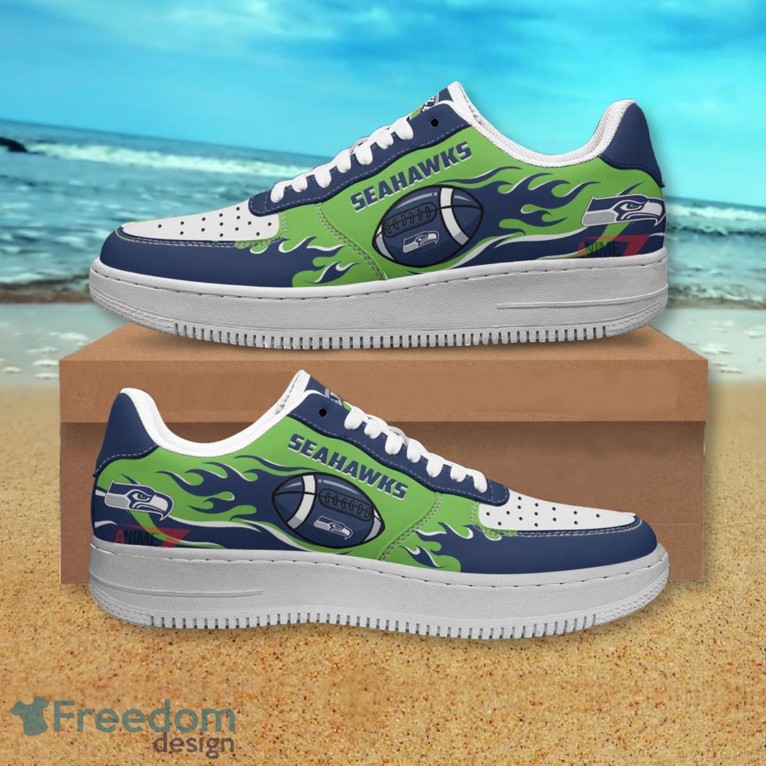 Seattle Seahawks Logo NFL Air Force Shoes Gift For Fans Product Photo 1