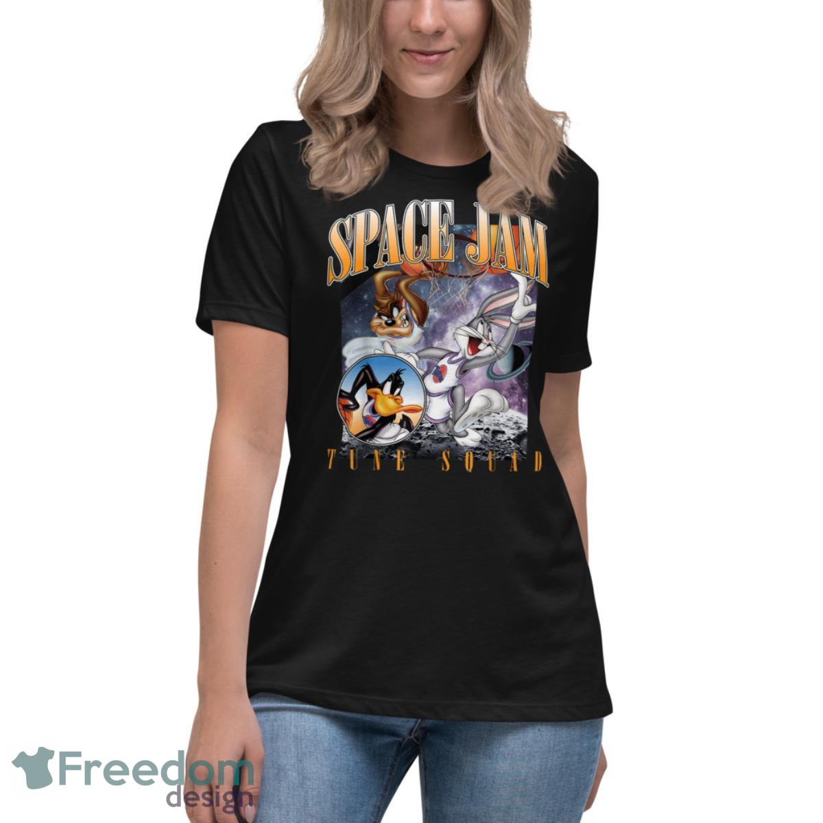 Space Jam Tune Squad Vintage Shirt - Womens Relaxed Short Sleeve Jersey Tee Space Jam Tune Squad Vintage Shirt - Womens Relaxed Short Sleeve Jersey Tee